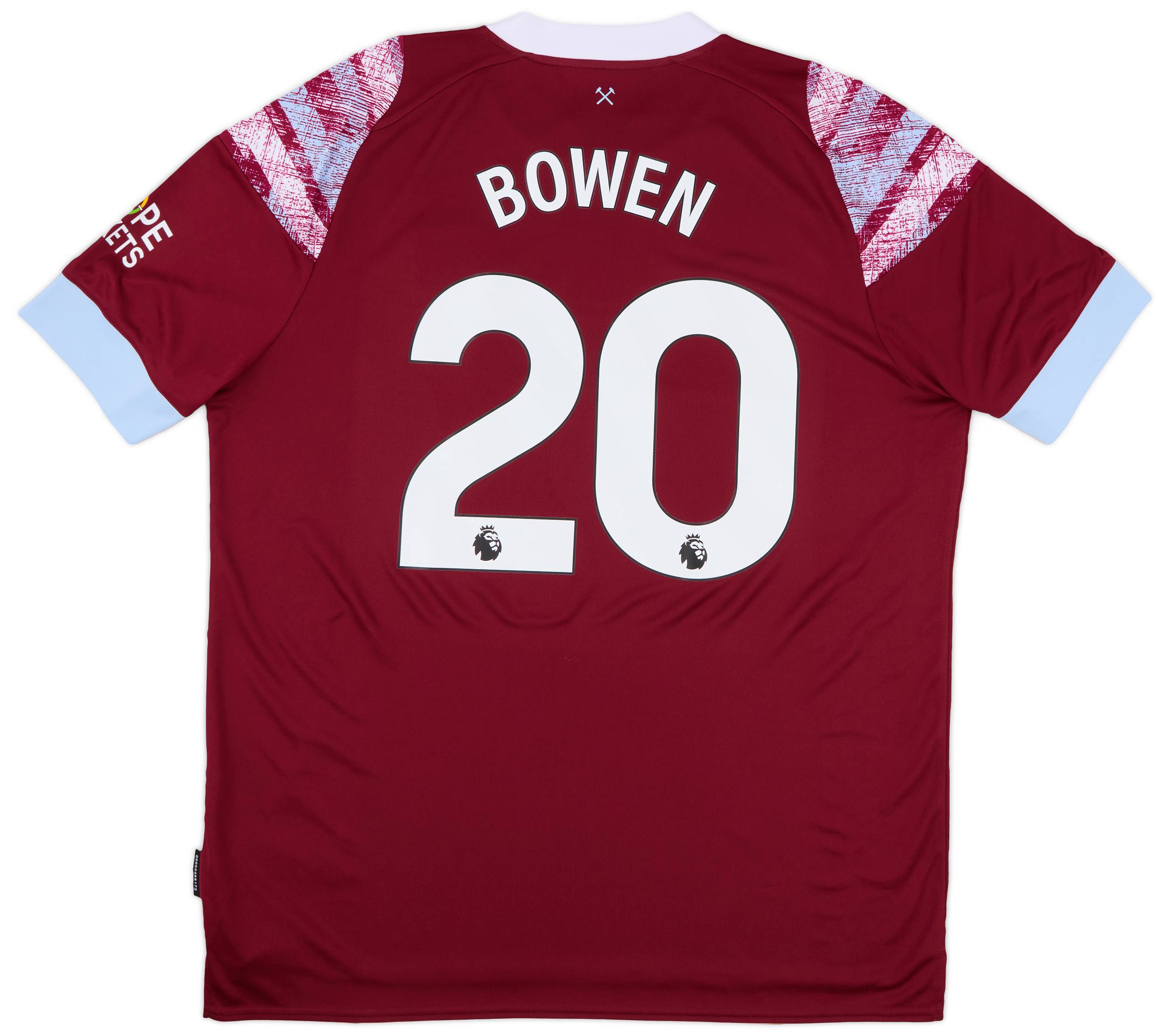 2022-23 West Ham Home Shirt Bowen #20 - 9/10 - (XXL)