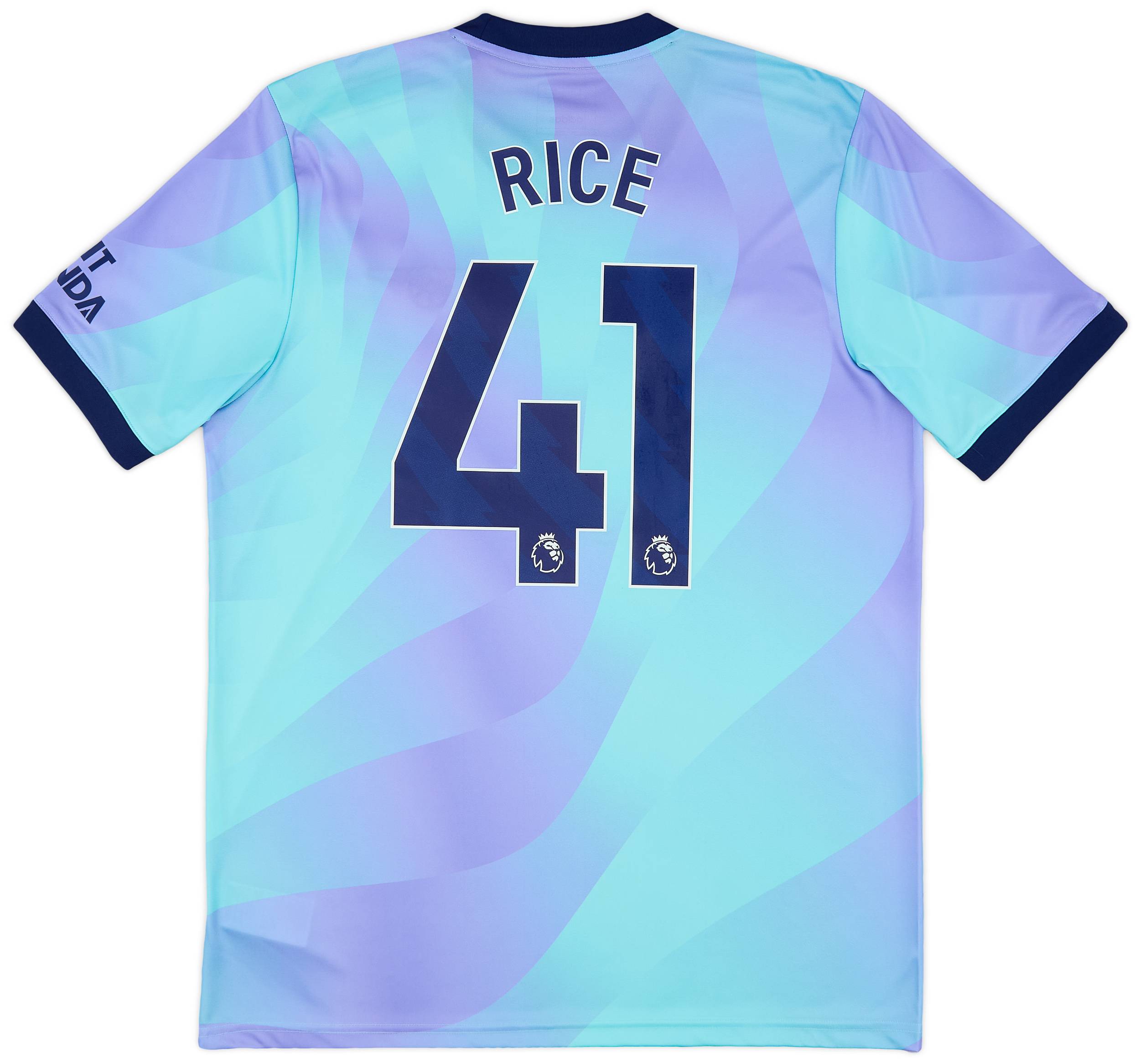 25/26 アーセナル 3rdユニフォーム RICE 41 2024-25 Arsenal Third Shirt Rice #41