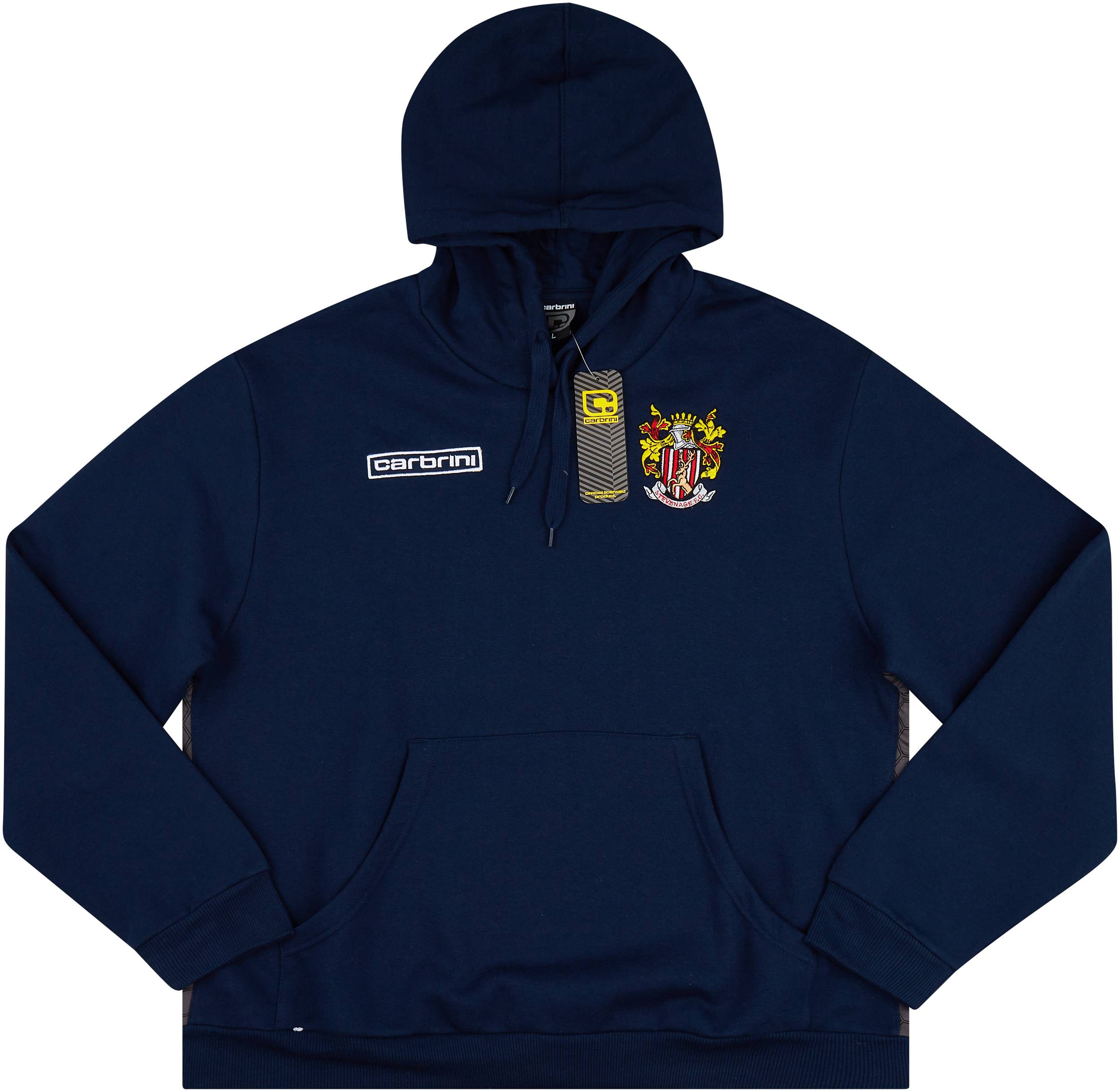 2015-16 Stevenage Carbrini Hooded Sweat Top