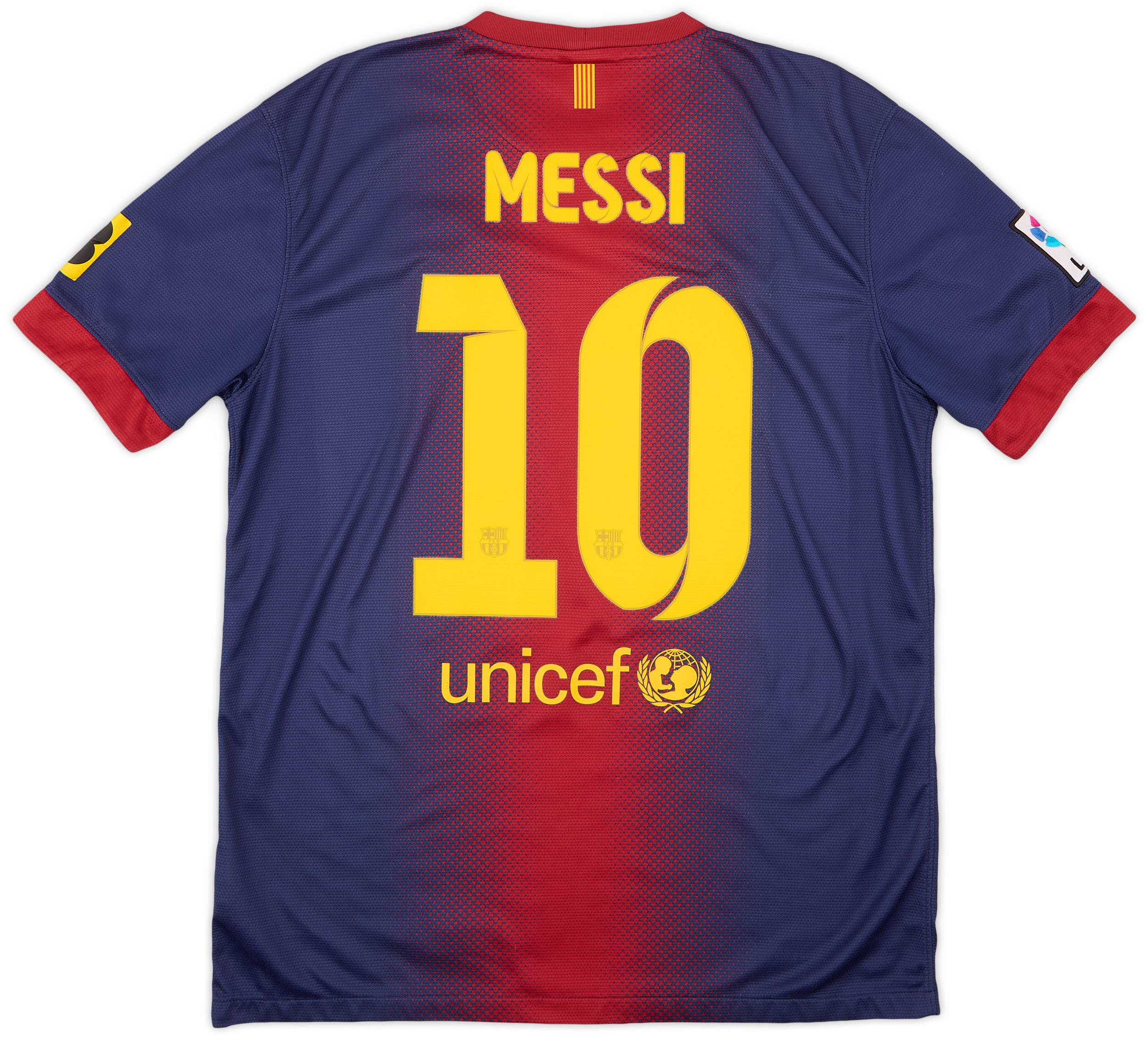 2012-13 Barcelona Home Shirt Messi #10 - 8/10 - (L)