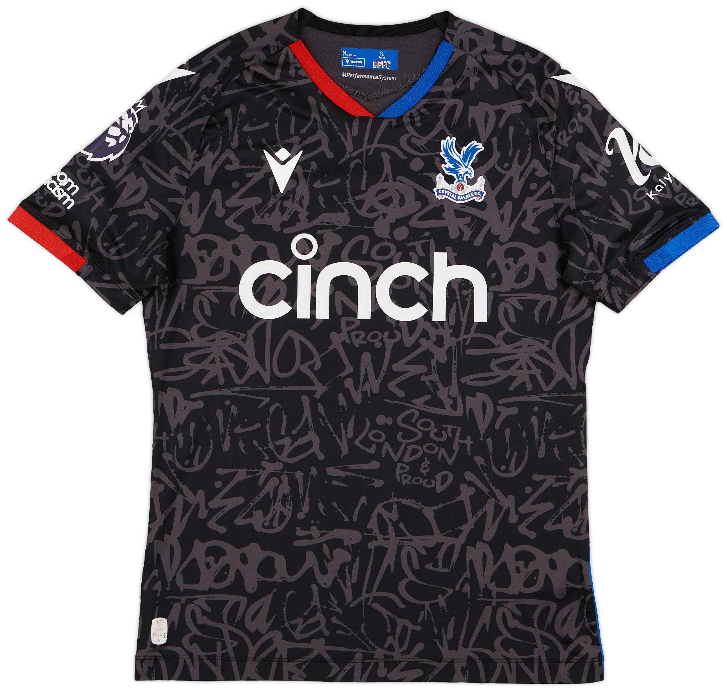 2023-24 Crystal Palace Match Issue Third Shirt M. Franca #11