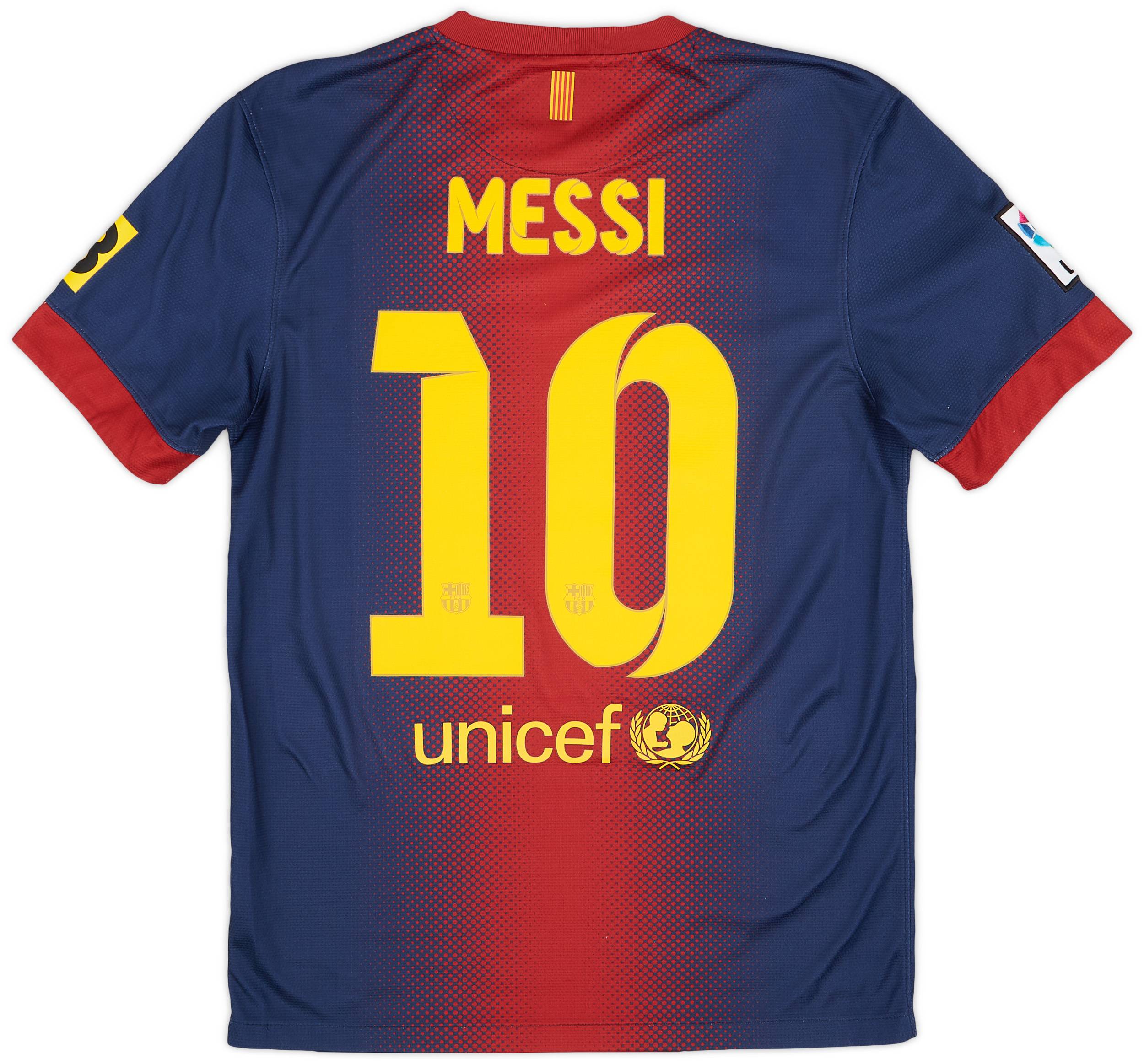 2012-13 Barcelona Home Shirt Messi #10 - 9/10 - (S)