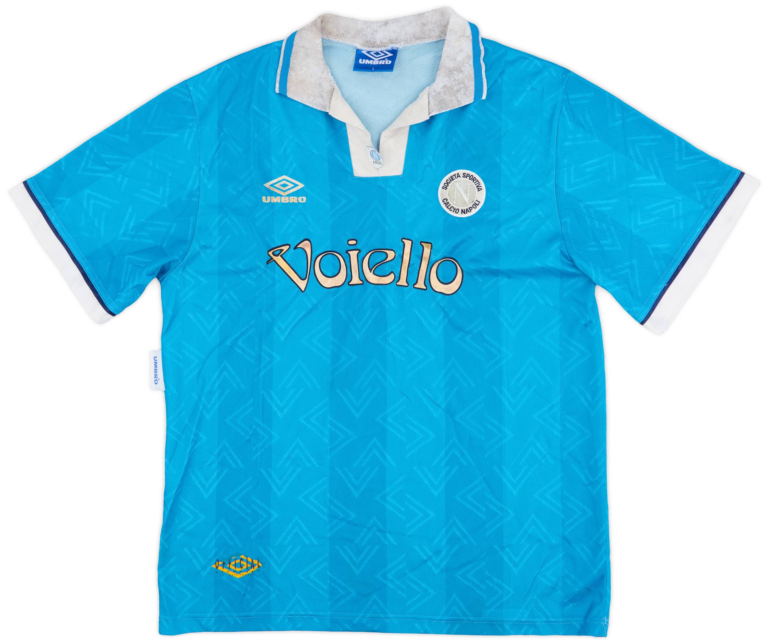 1993-94 Napoli Home Shirt - 4/10 - (L)