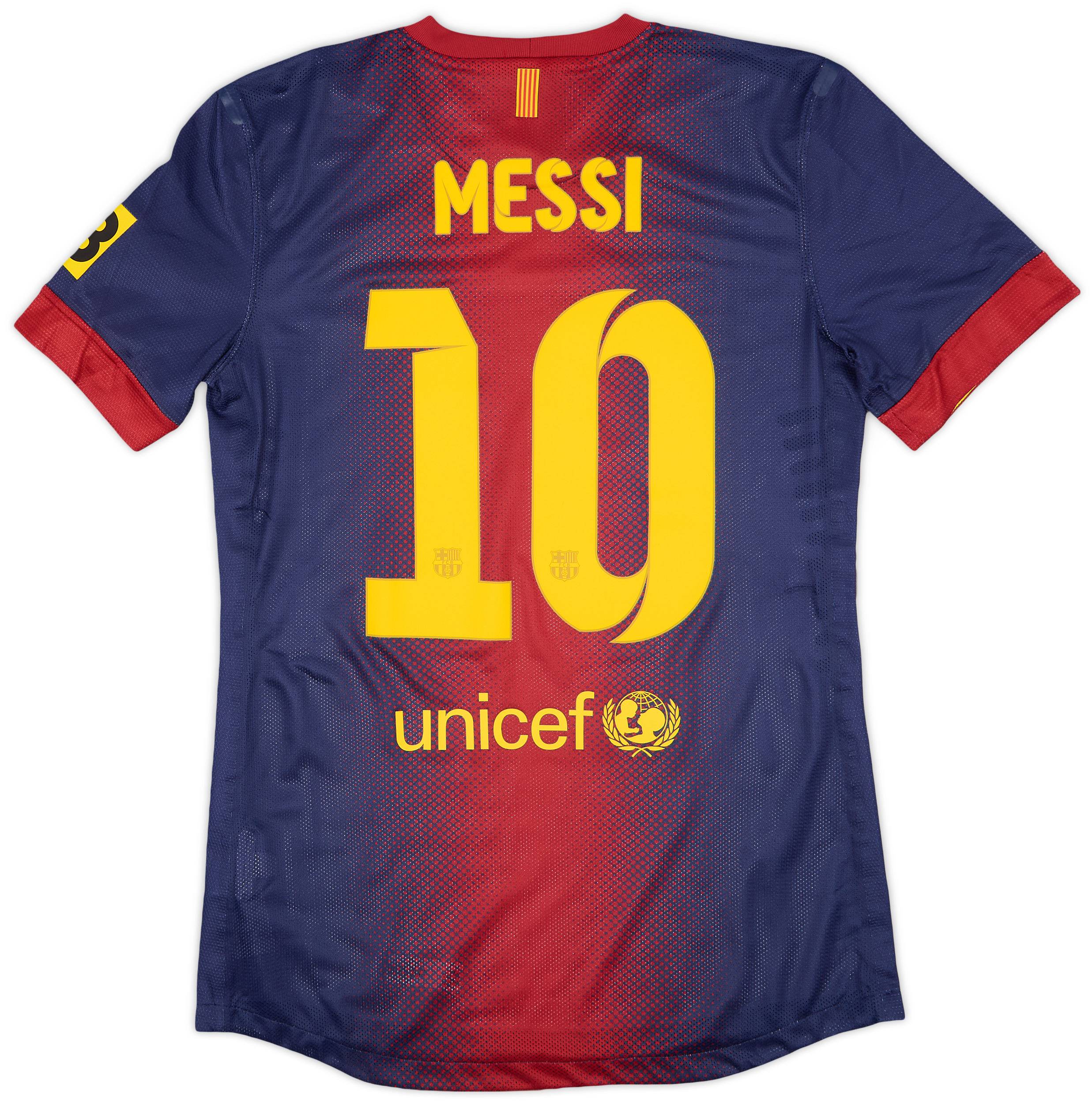 2012-13 Barcelona Player Issue Home Shirt Messi #10 (M)