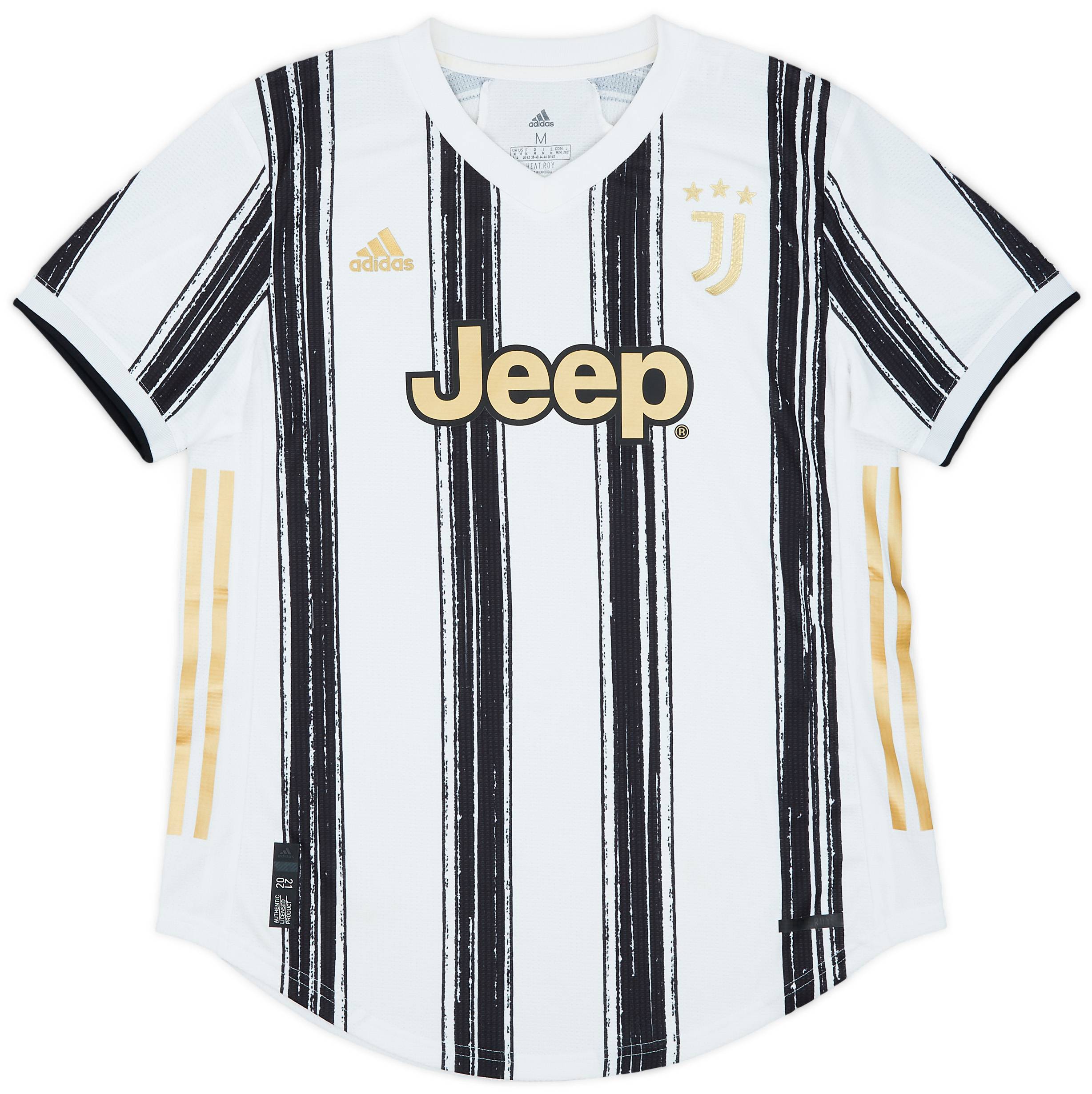 2020-21 Juventus Authentic Home Shirt - 8/10 - (M)