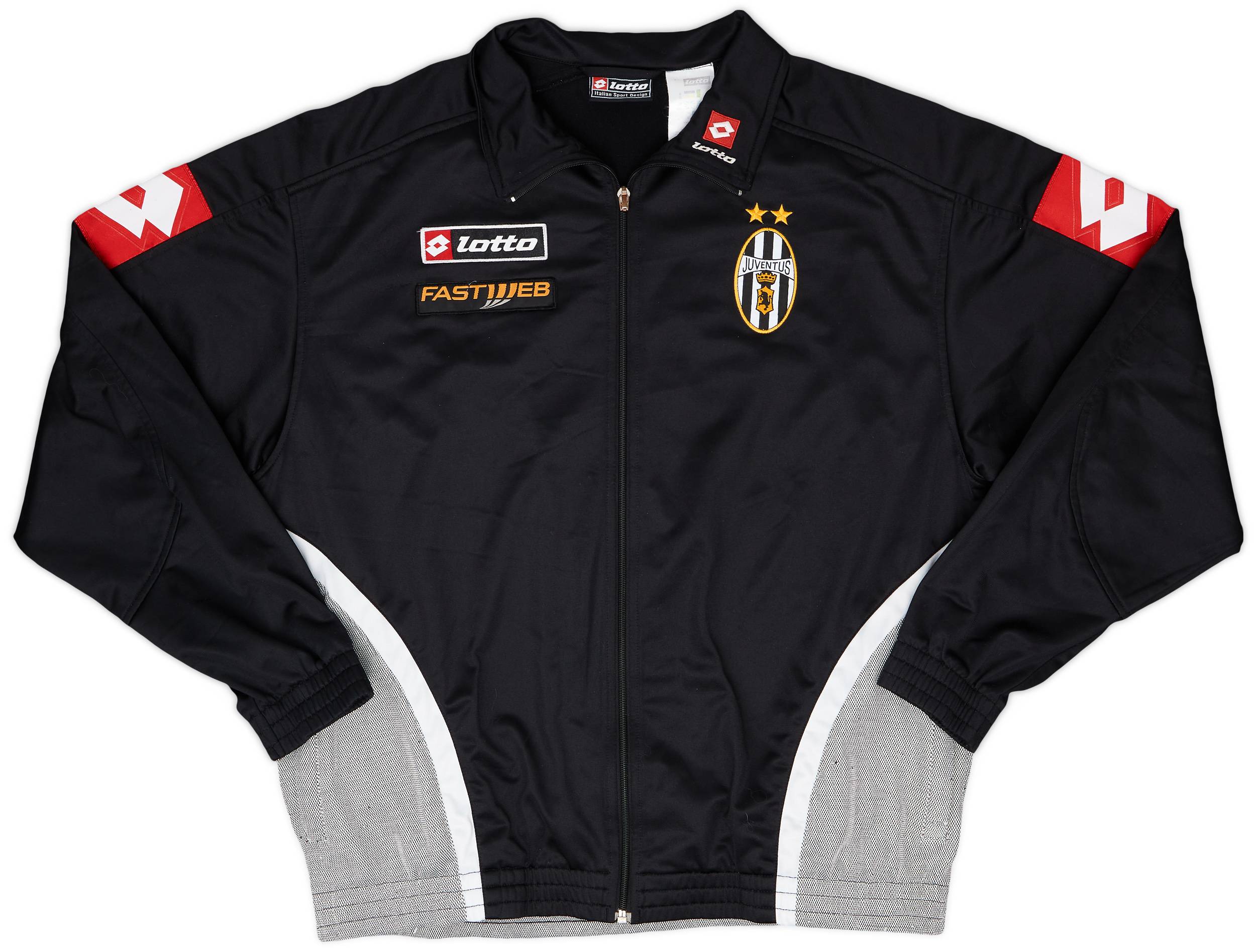 2002-03 Juventus Lotto Track Jacket - 8/10 - (M/L)