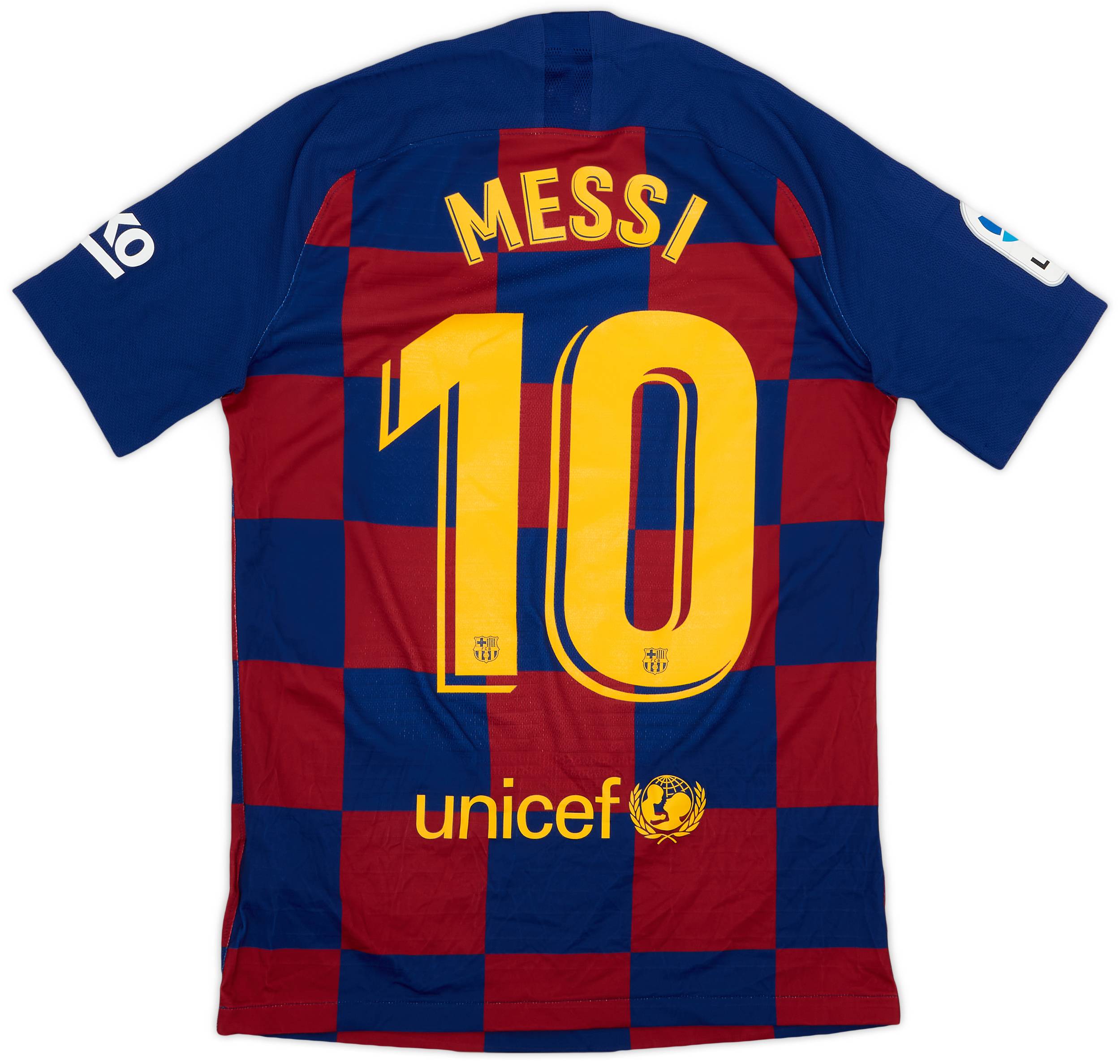 2019-20 Barcelona Authentic Home Shirt Messi #10 - 9/10 - (S)
