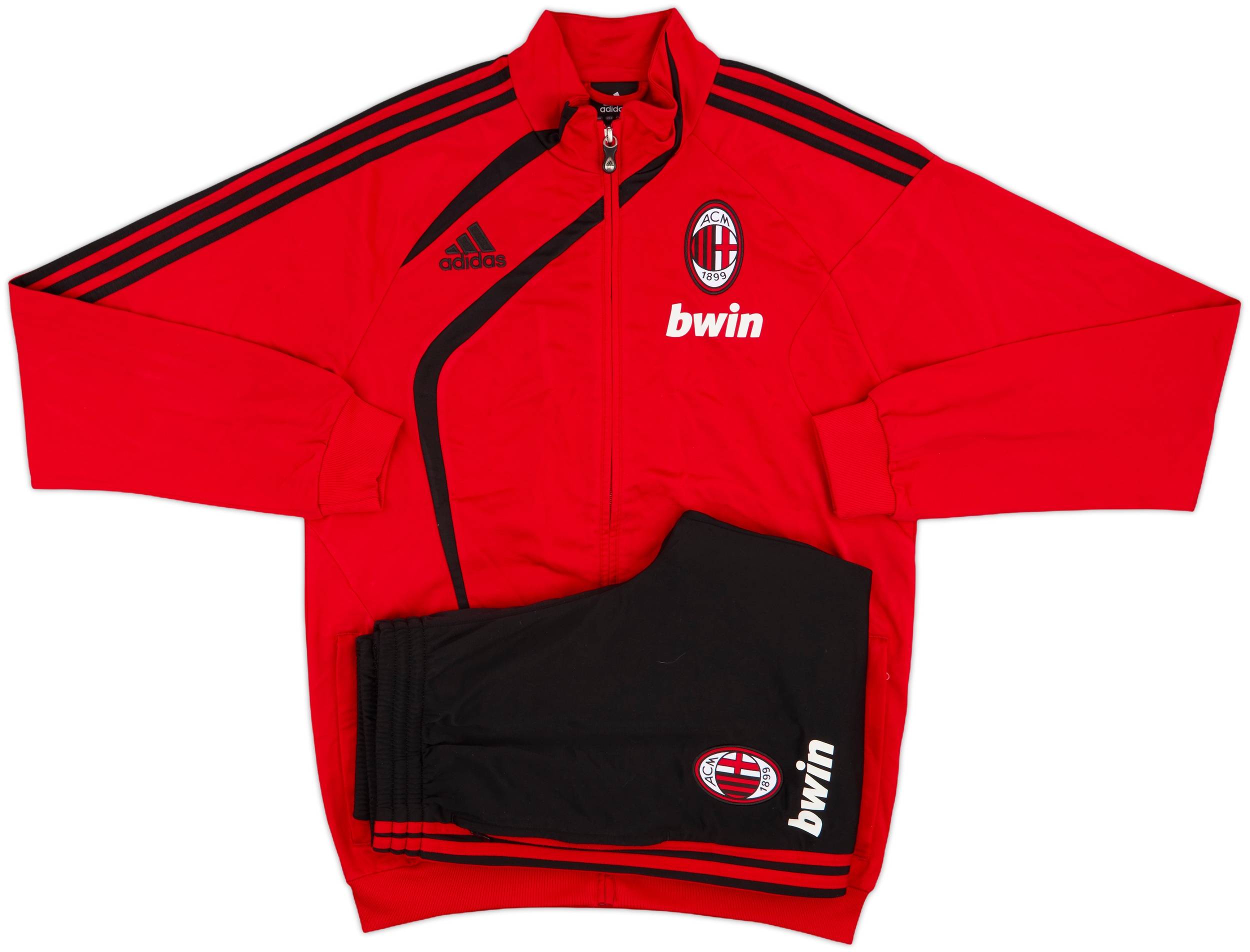 2009-10 AC Milan adidas Tracksuit - 9/10 - (M)