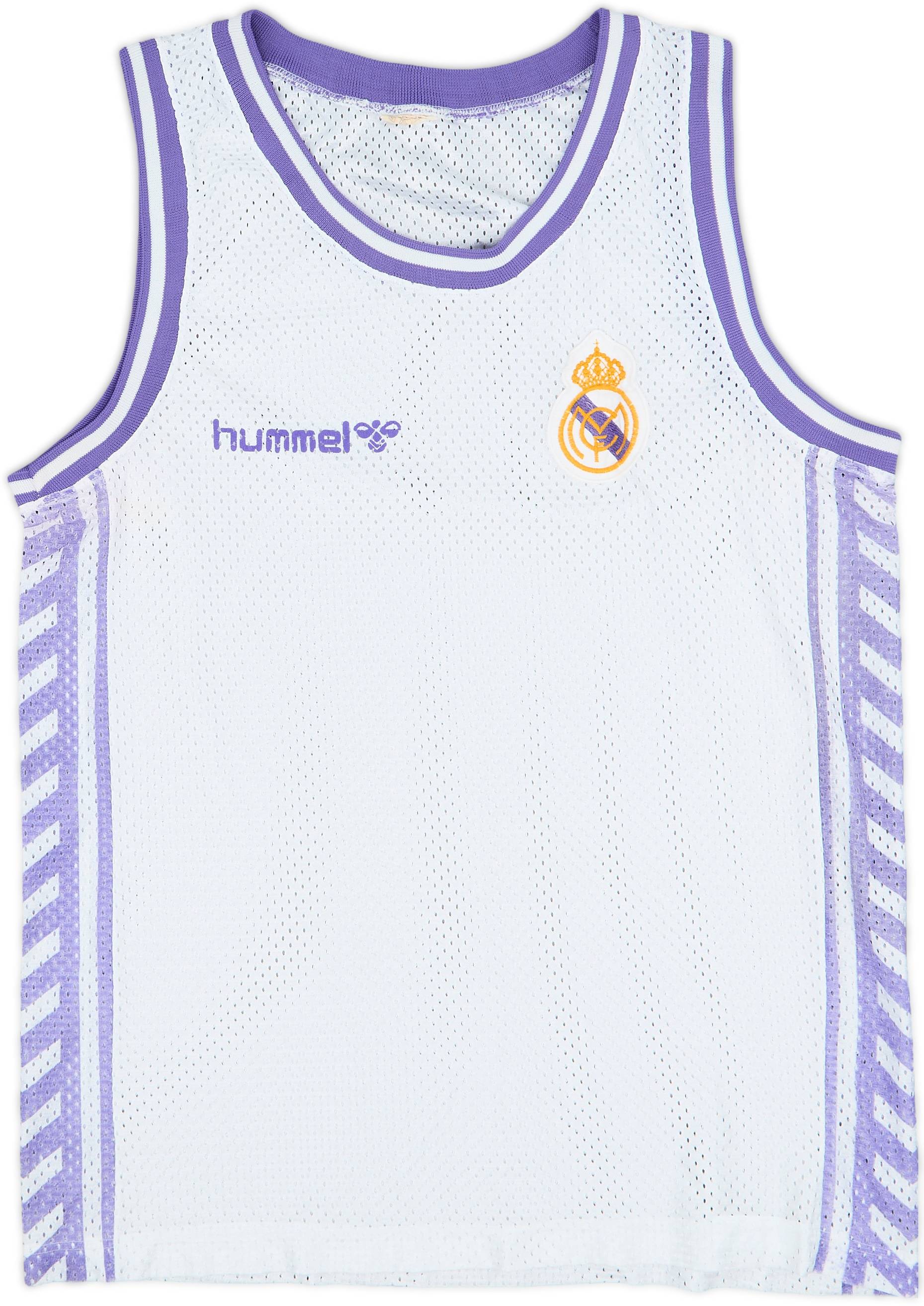 1988-89 Real Madrid Hummel Basketball Jersey - 7/10 - (L)