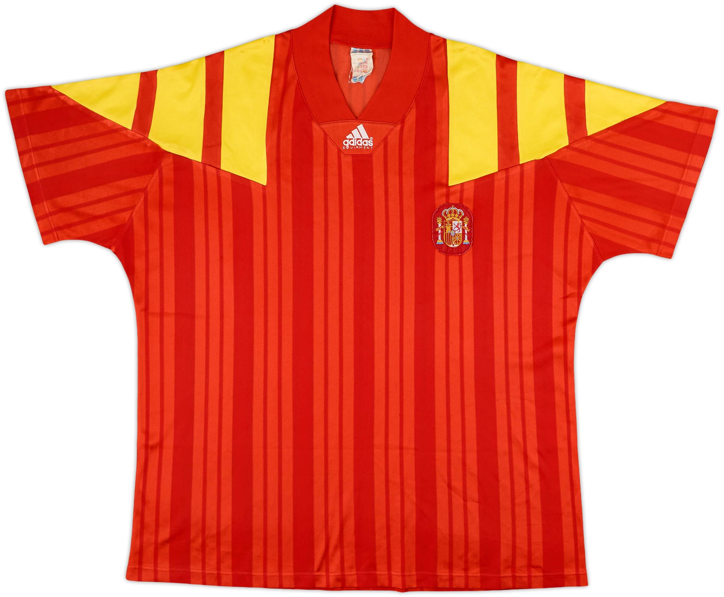 ウェア Spain 1992 93 94 1992-94 Spain Home Shirt - 5/10 - (L)