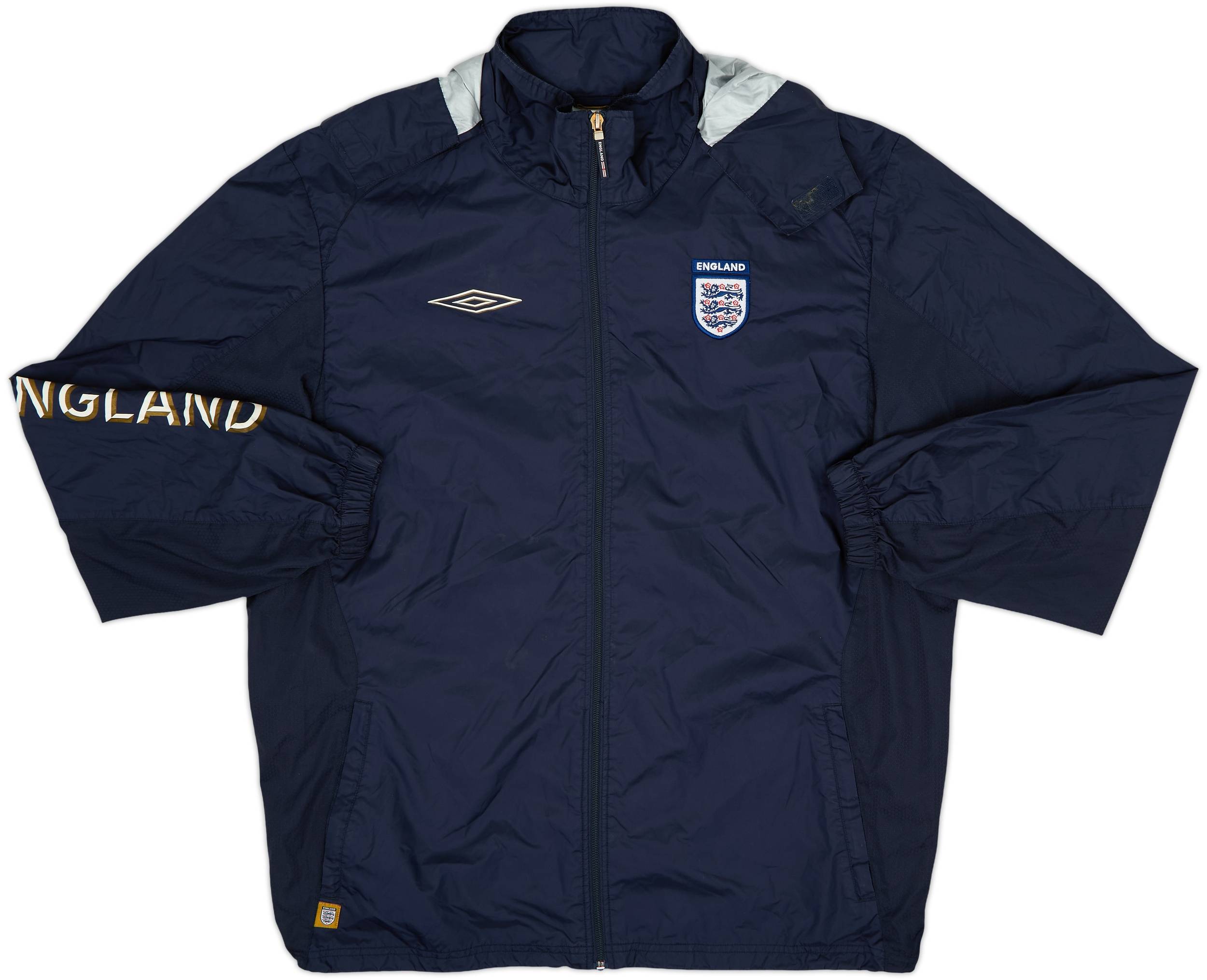 2004-06 England Umbro Hooded Rain Jacket - 6/10 - (L)