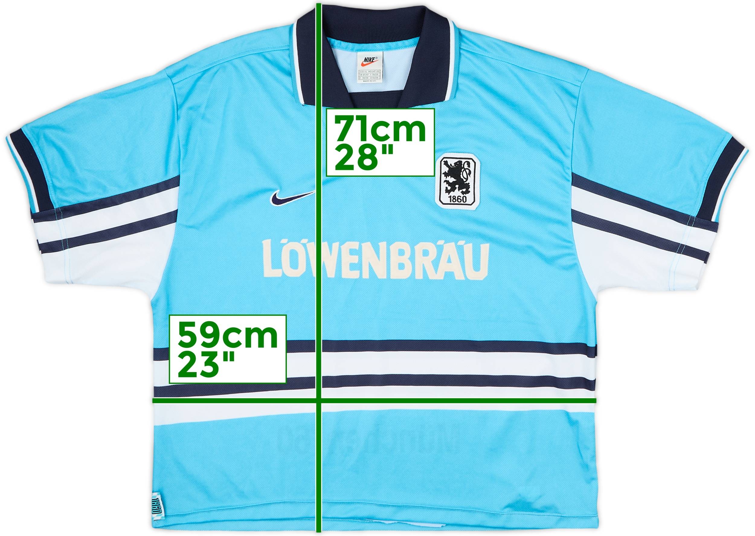 1997-98 1860 Munich Home Shirt - 4/10 - (XL)