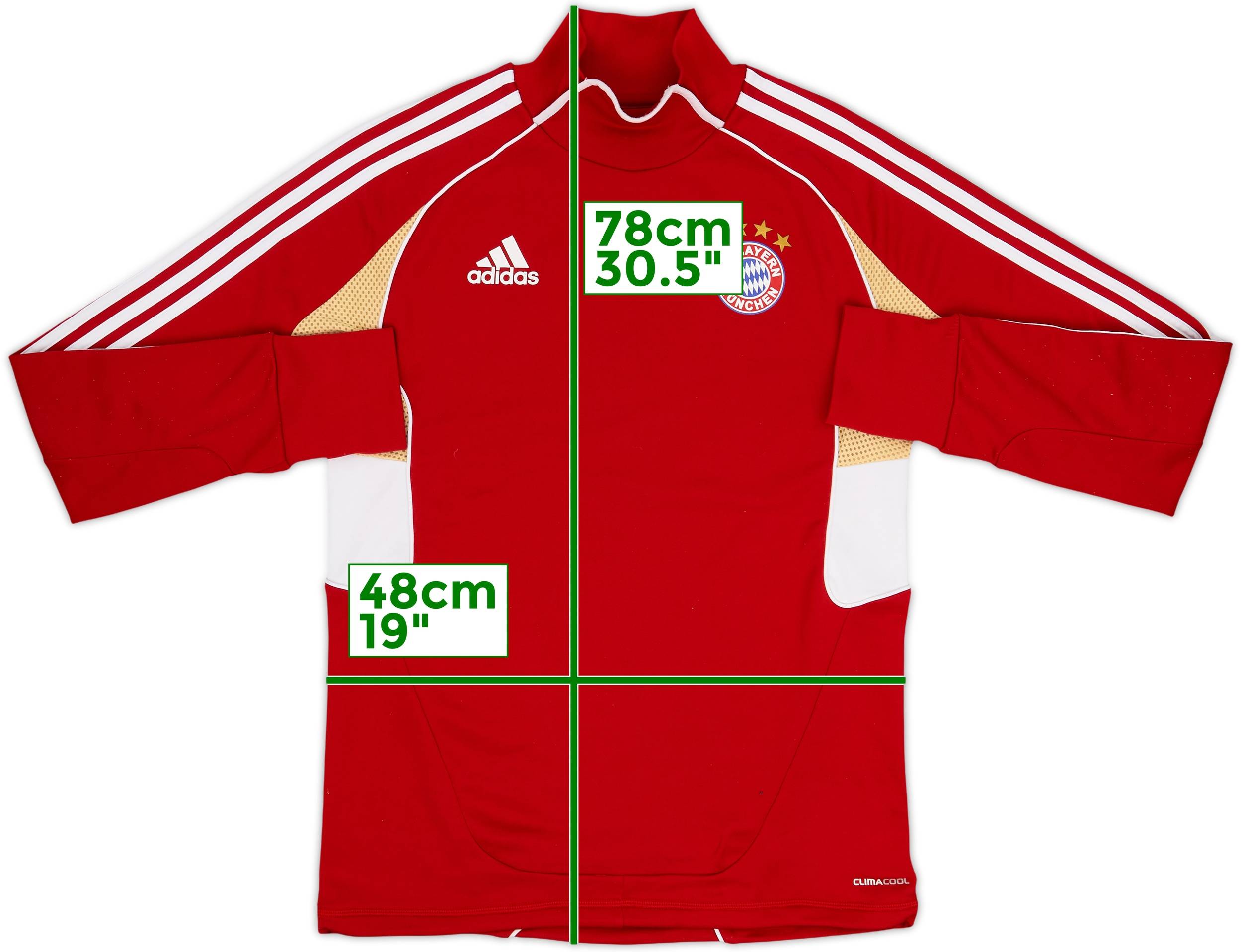 2012-13 Bayern Munich adidas Drill Top - 8/10 - (S)
