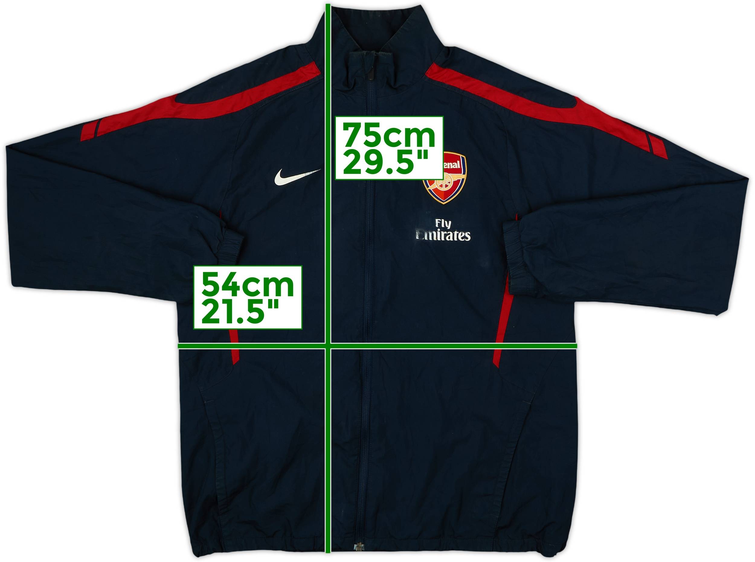 20110-11 Arsenal Nike Track Jacket - 5/10 - (M)