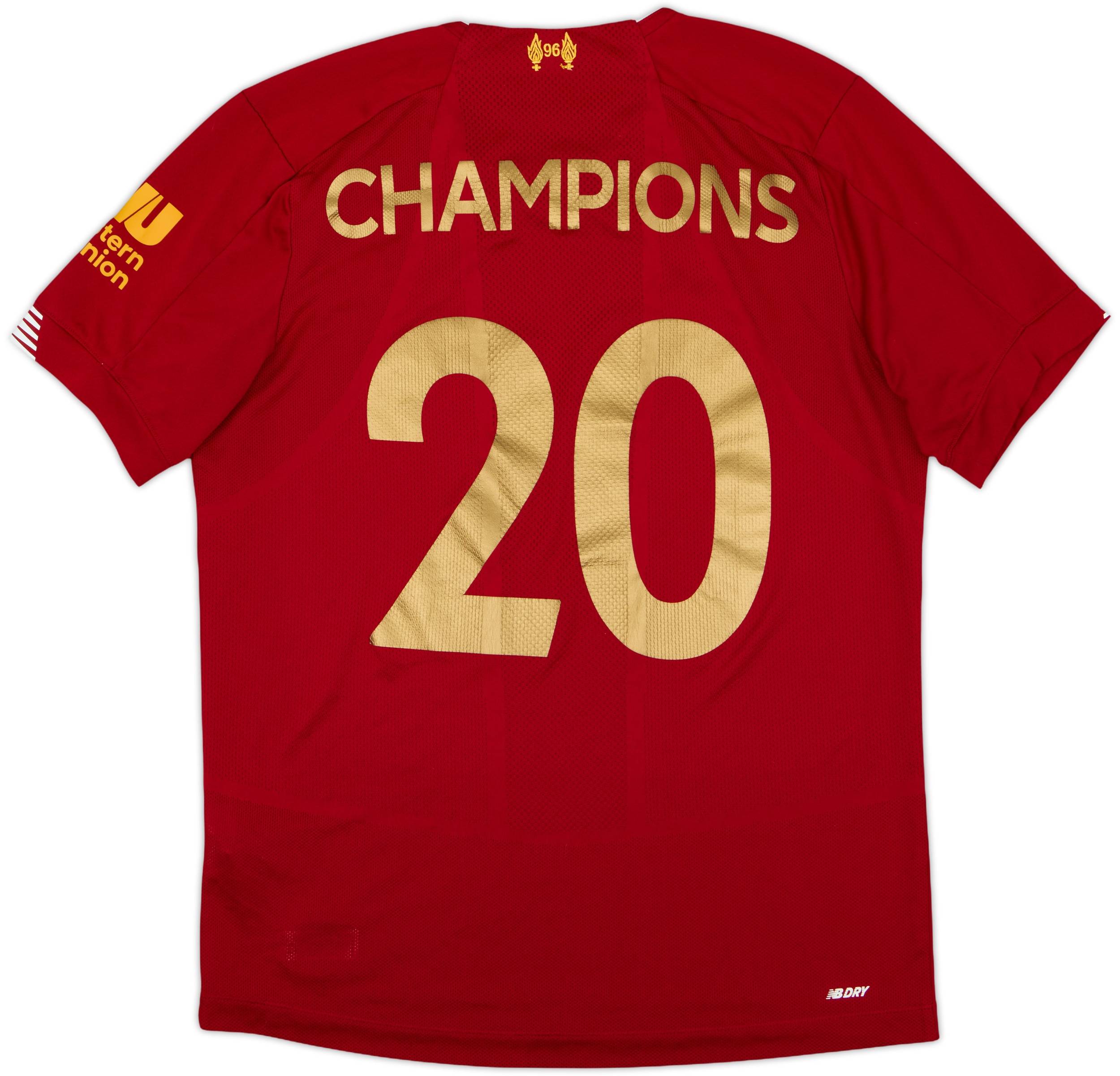 2019-20 Liverpool Home Shirt Champions #20 - 7/10 - (S)