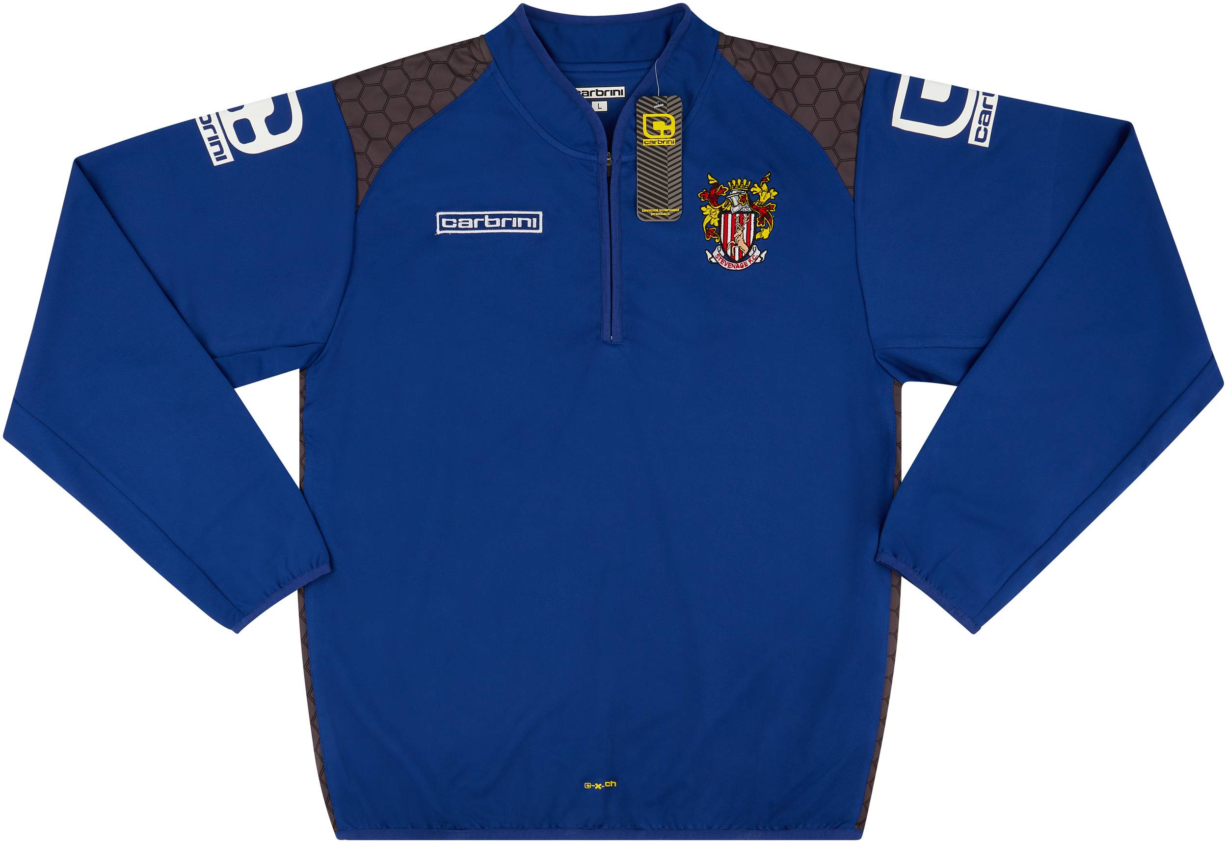 2015-16 Stevenage Carbrini 1/4 Zip Training Top