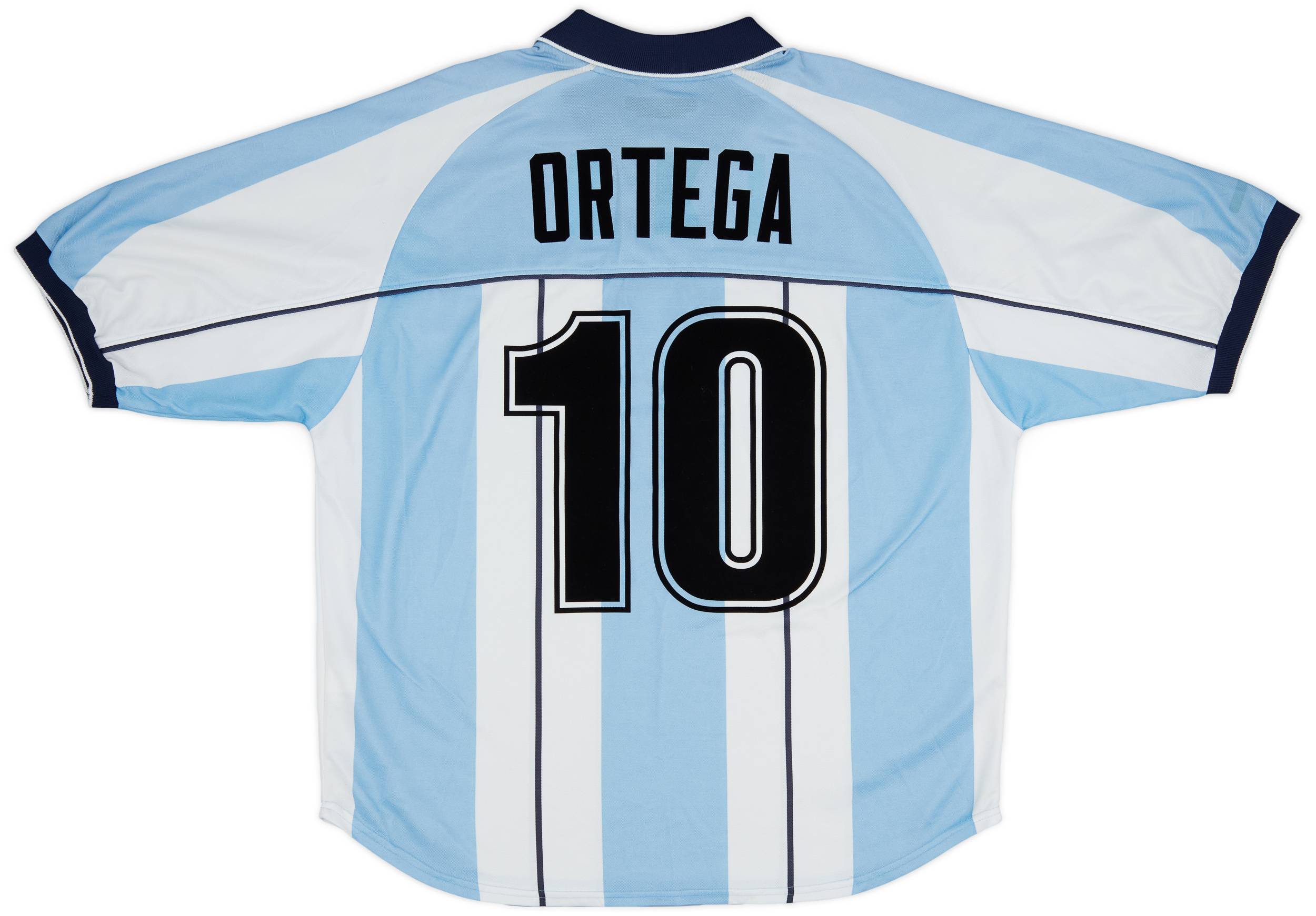 2000-01 Argentina Home Shirt Ortega #10 - 9/10 - (XL)