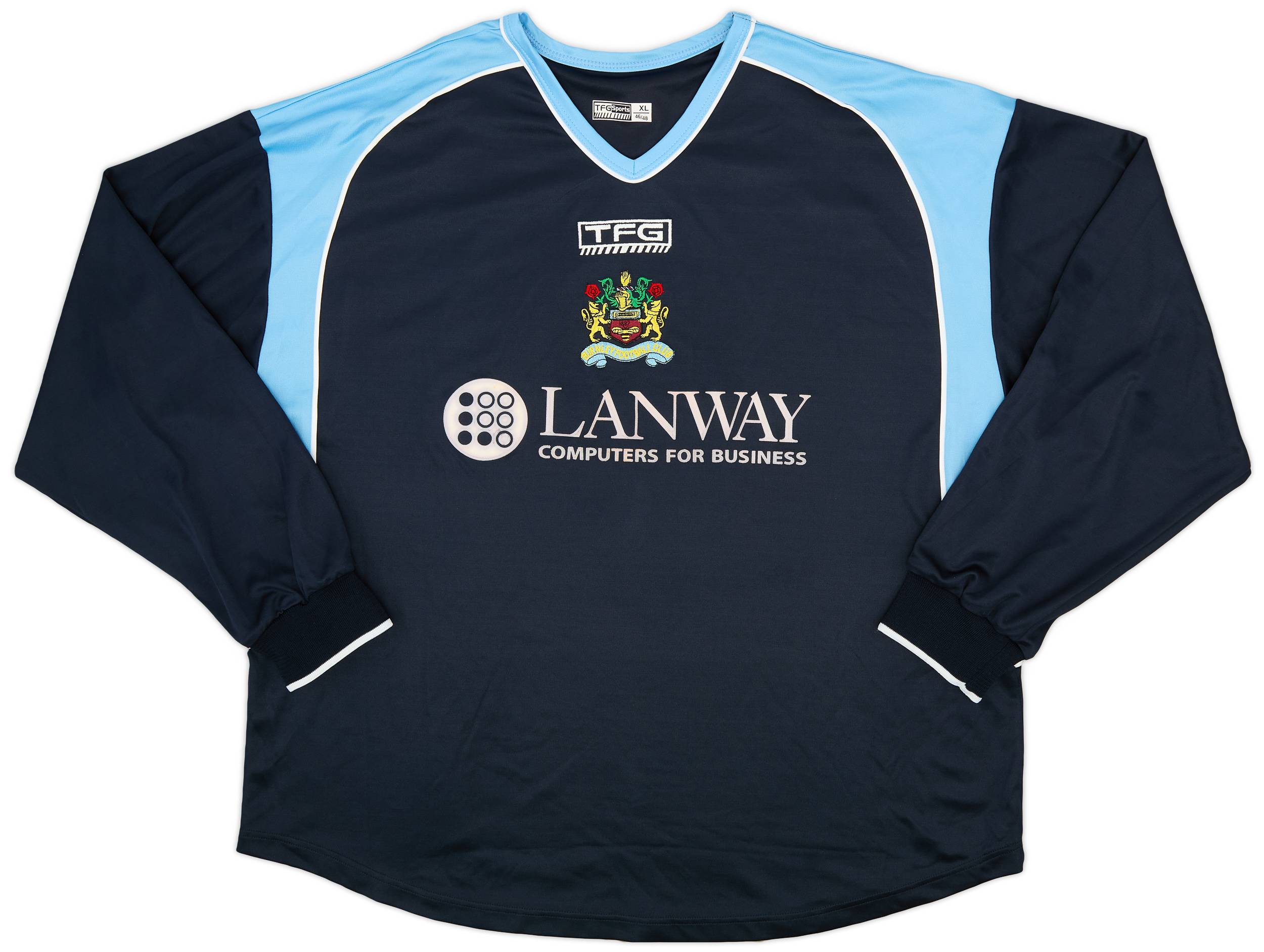 2002-03 Burnley Away L/S Shirt - 8/10 - (XL)