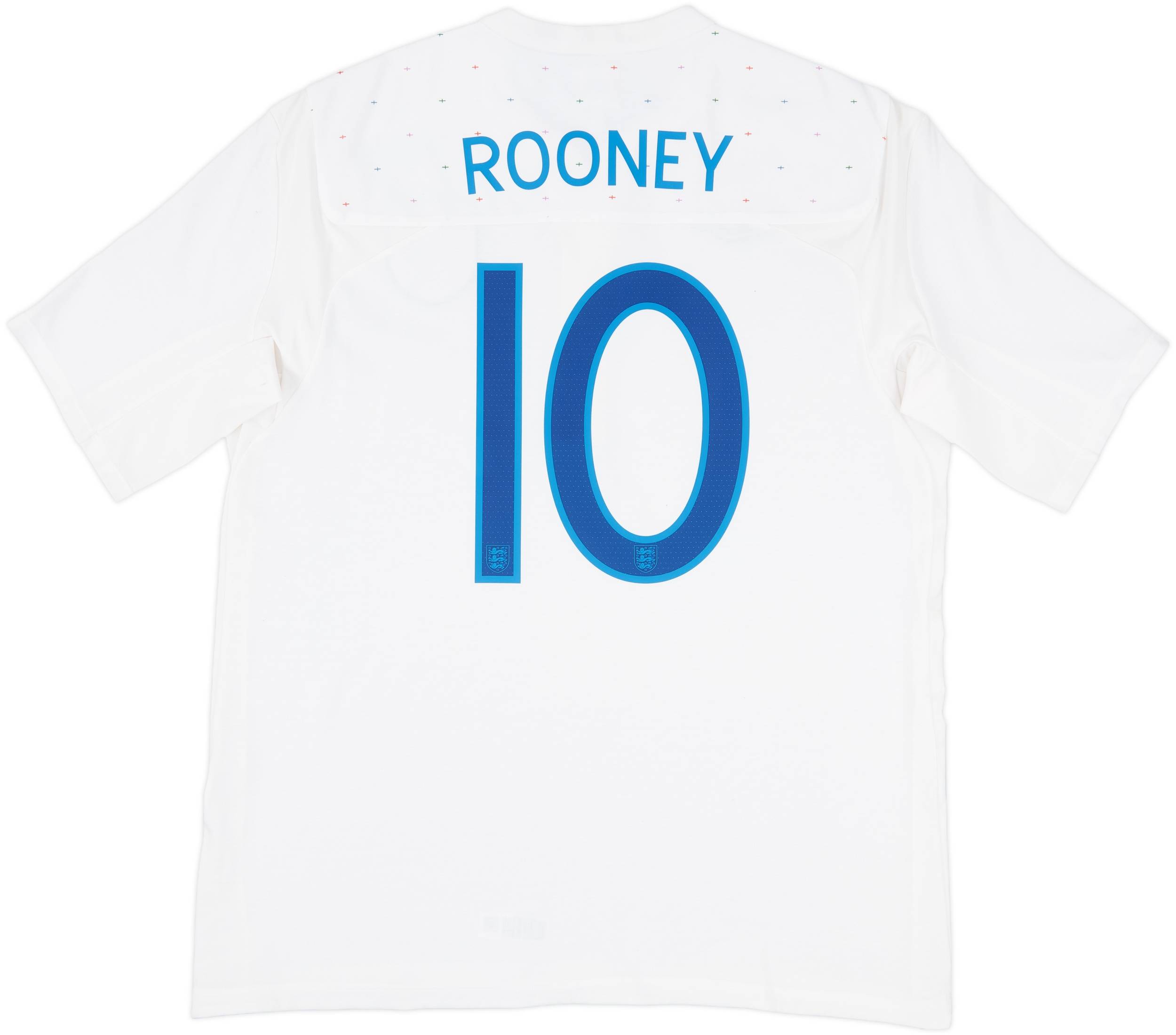 2010-11 England Home Shirt Rooney #10 - 10/10 - (L)