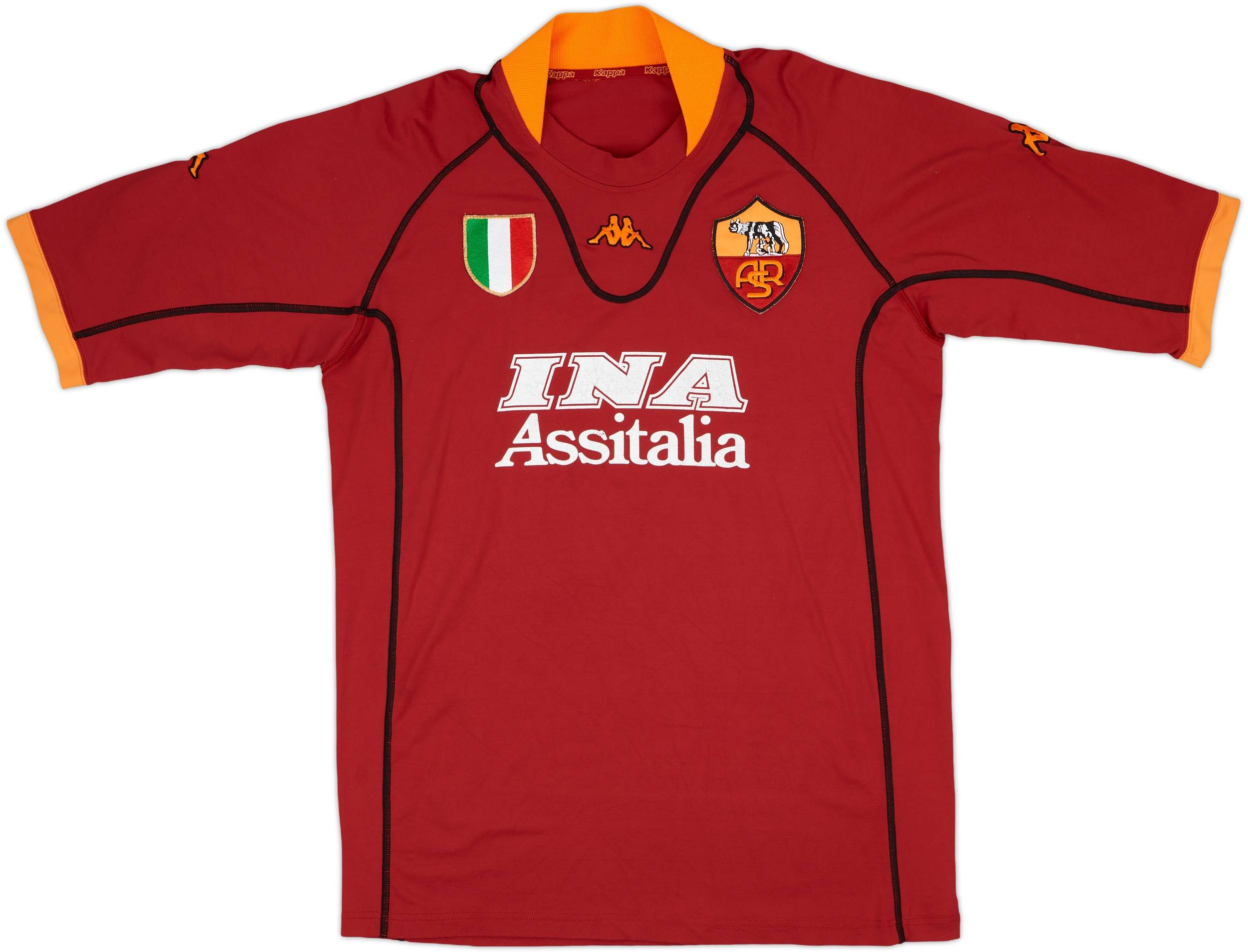 【DEAD STOCK】ASローマ 00/01 ユニフォーム BATISTUTA AS Roma Home 2000/01 Batistuta #18 (M) | eBay