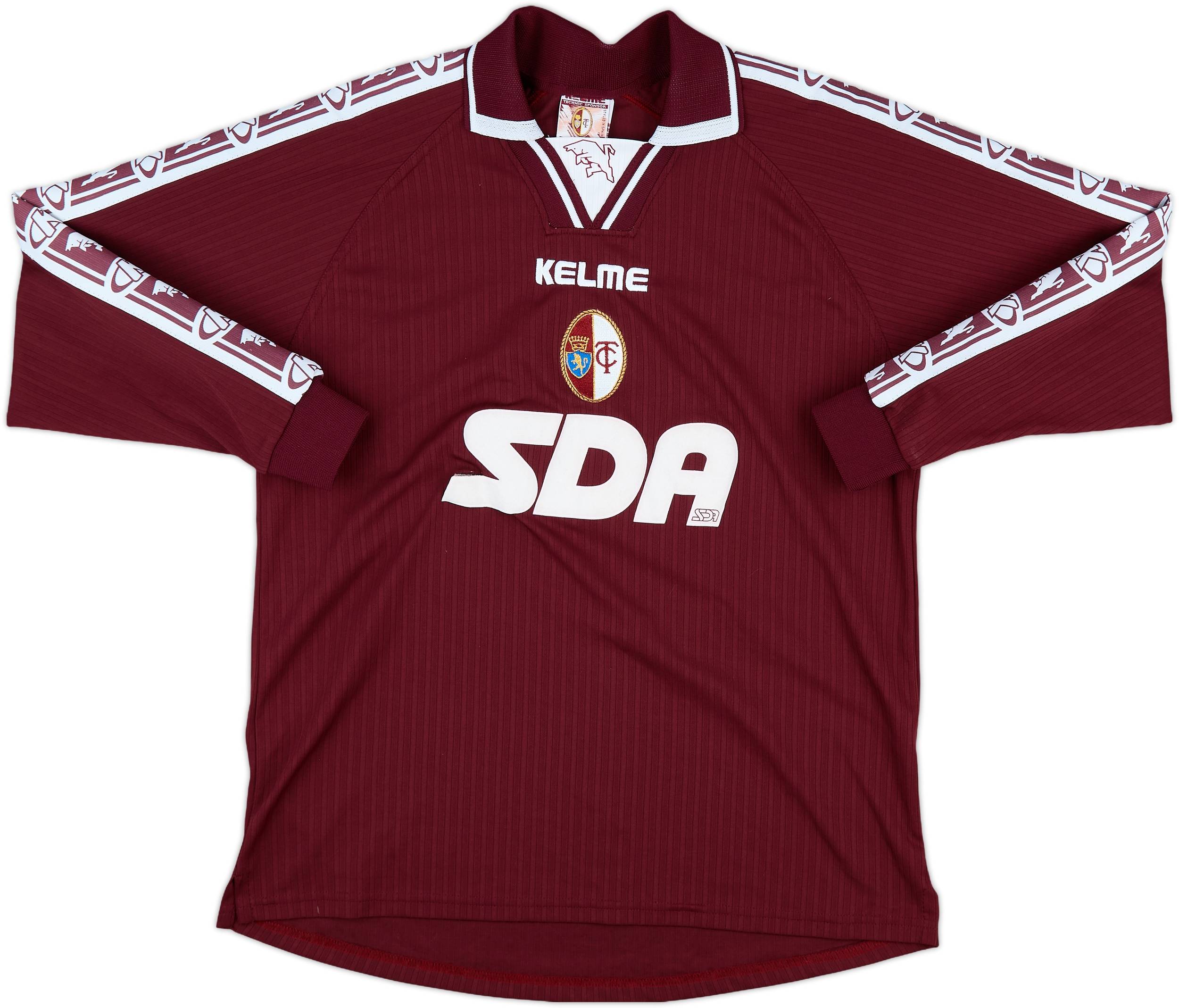 1999-00 Torino Match Issue Home L/S Shirt #15