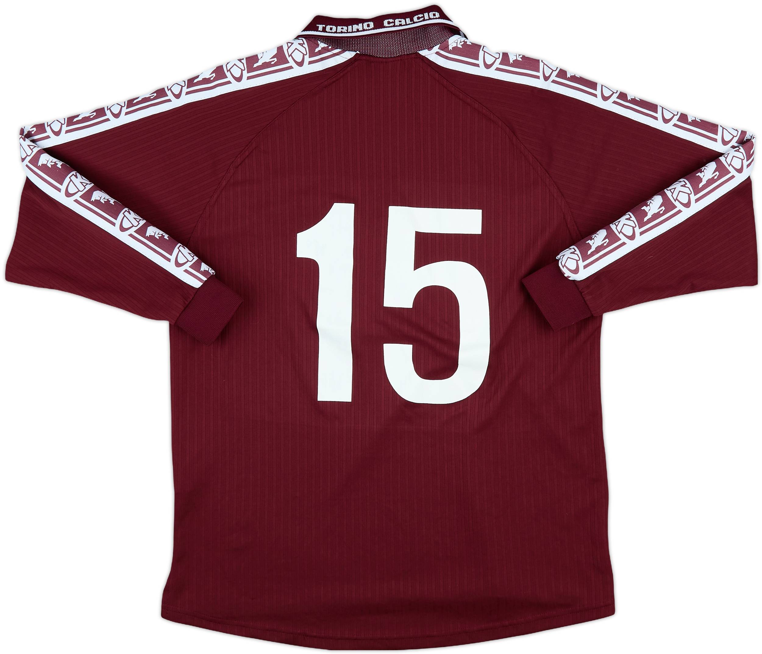 1999-00 Torino Match Issue Home L/S Shirt #15