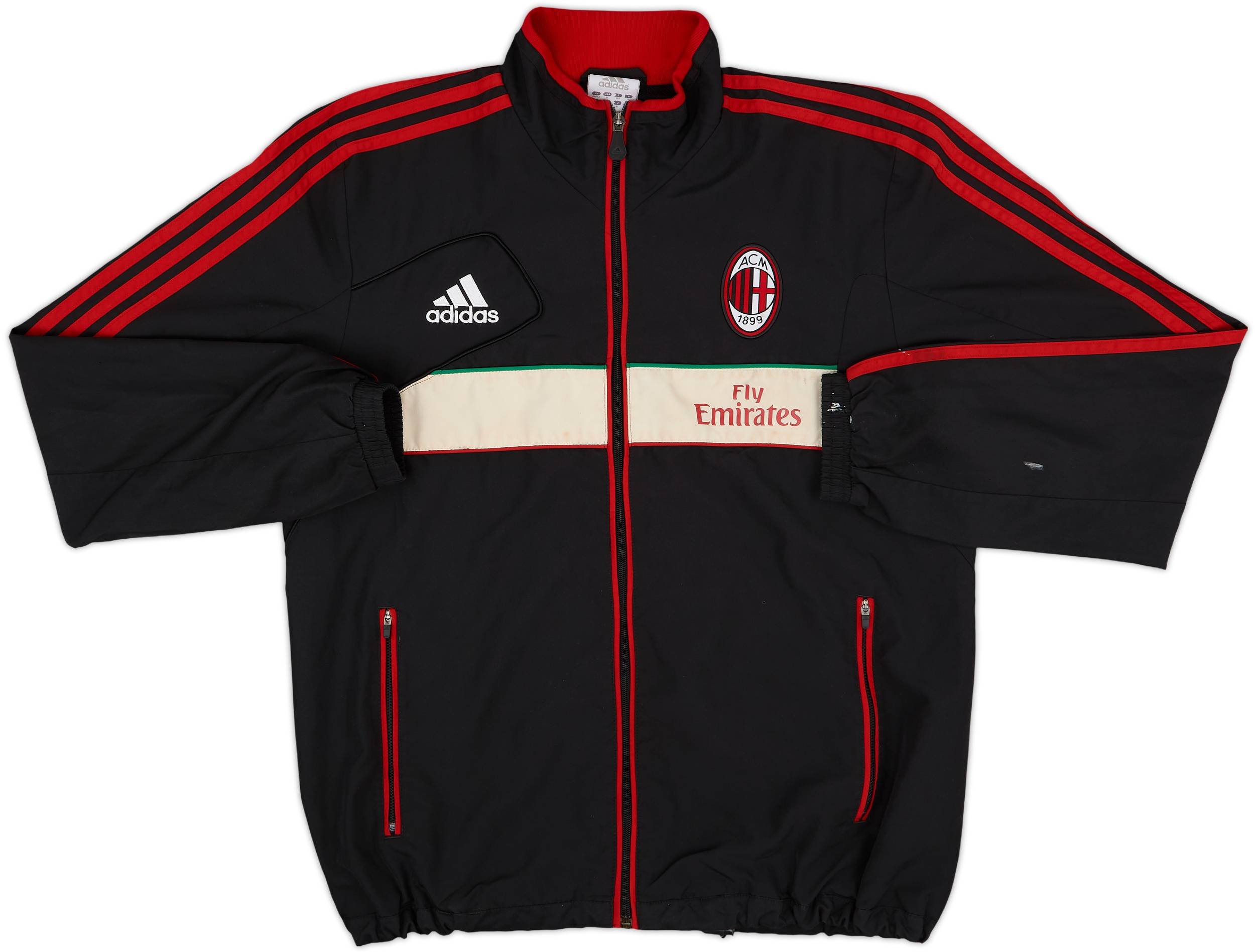 2012-13 AC Milan adidas Track Jacket - 6/10 - (M/L)
