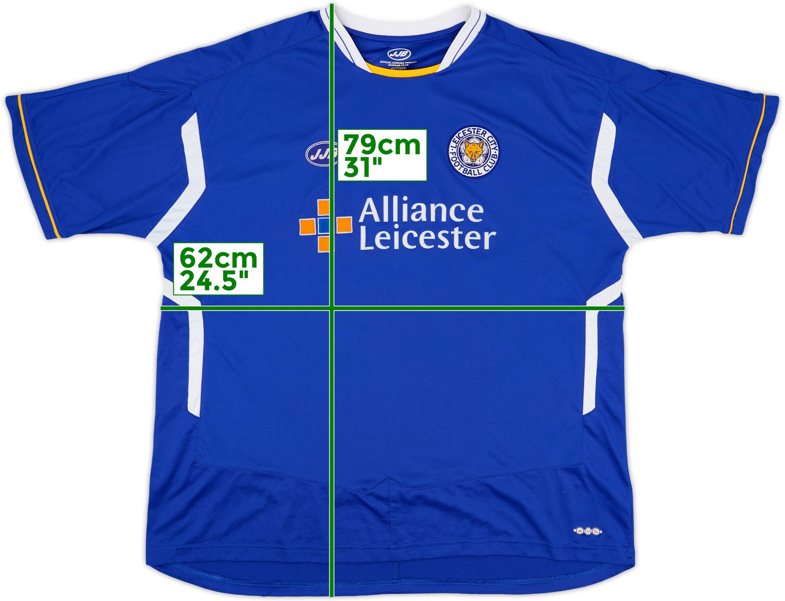 Leicester City 05-06シーズン ヴィンテージユニフォーム 2005-06 Leicester Home Shirt - 9/10 - (XXL)