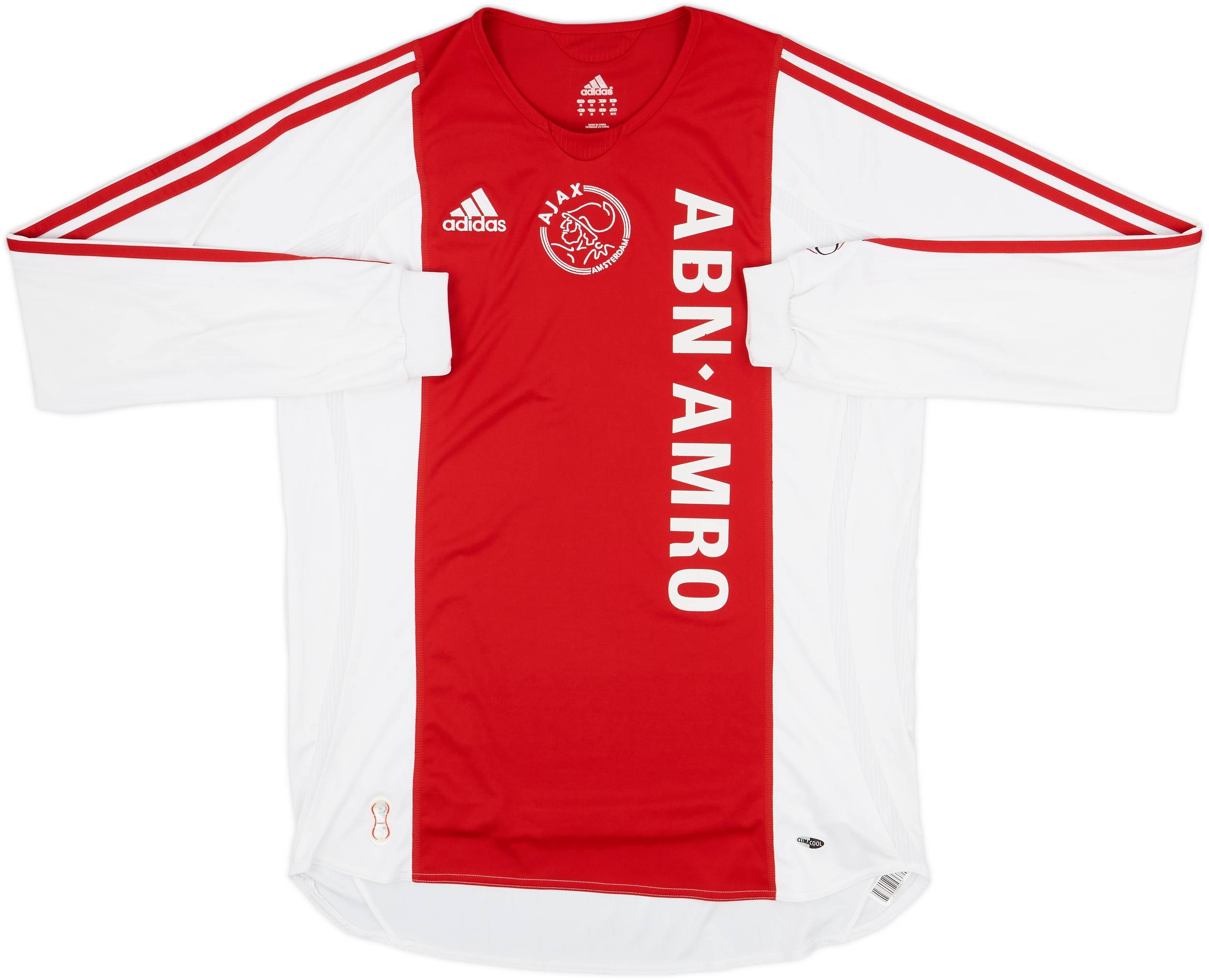 2006-07 Ajax Home L/S Shirt - 7/10 - (M)