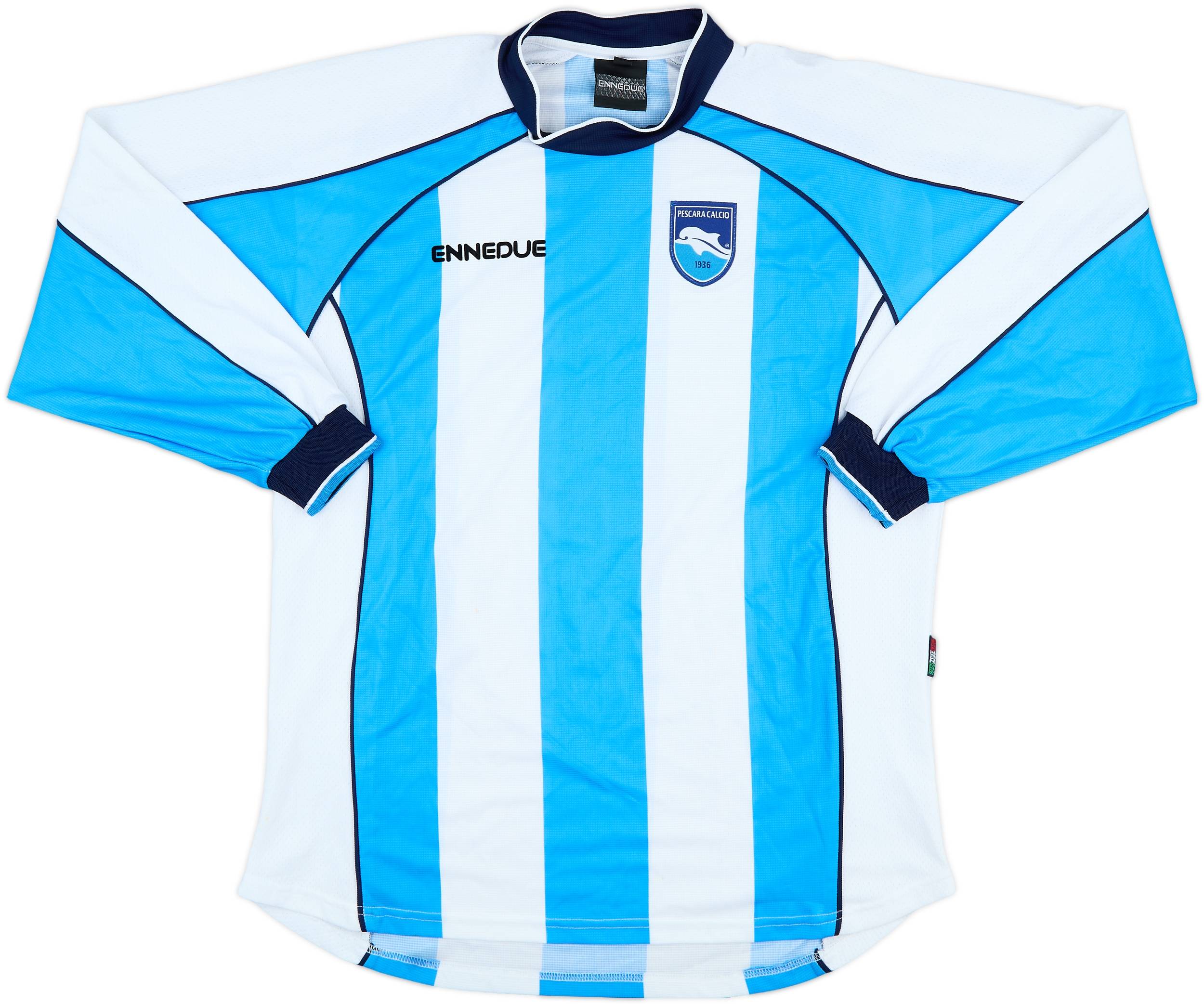 2003-04 Pescara Match Issue Home L/S Shirt #3