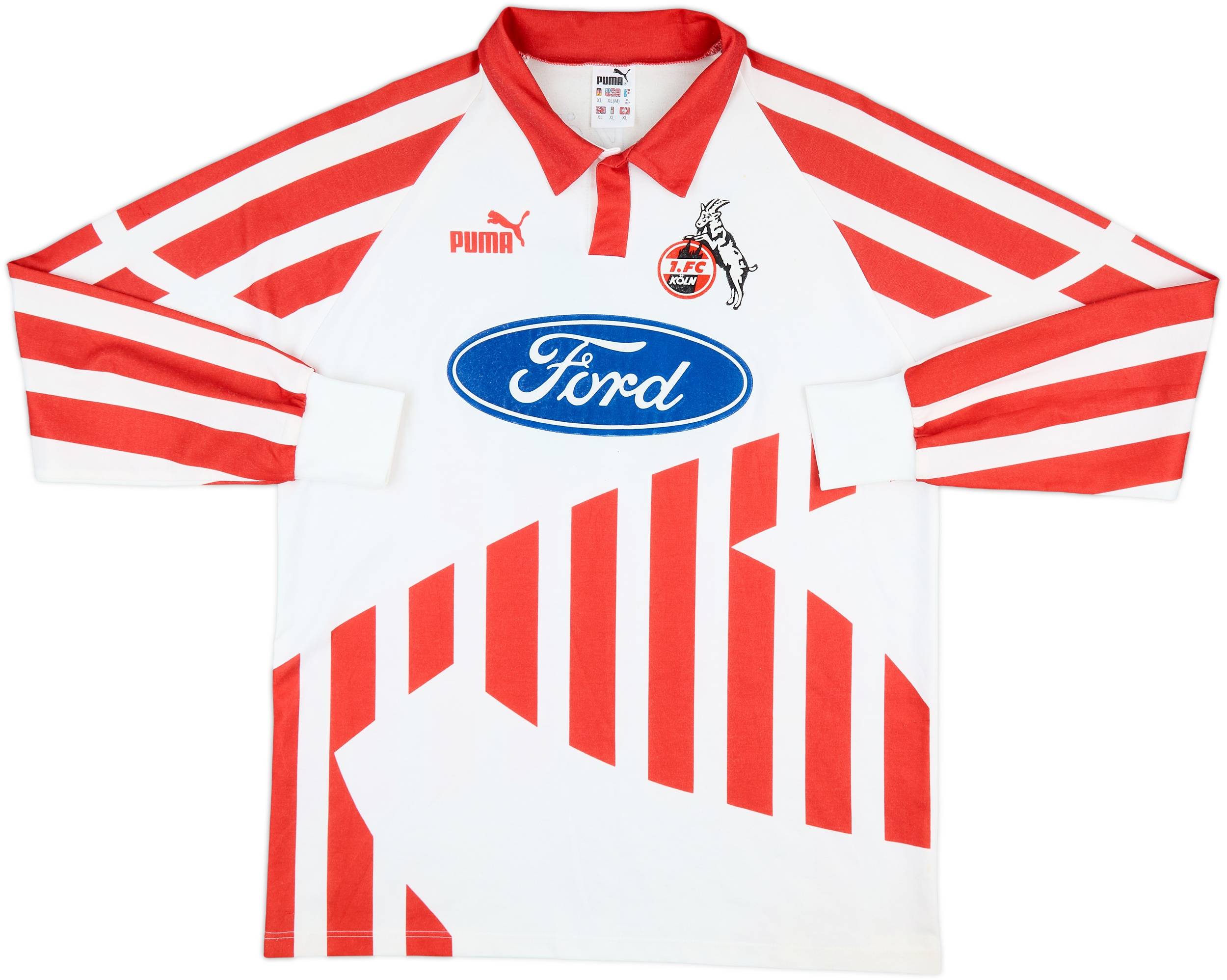 1994-95 FC Koln Home L/S Shirt #11 - 6/10 - (XL)
