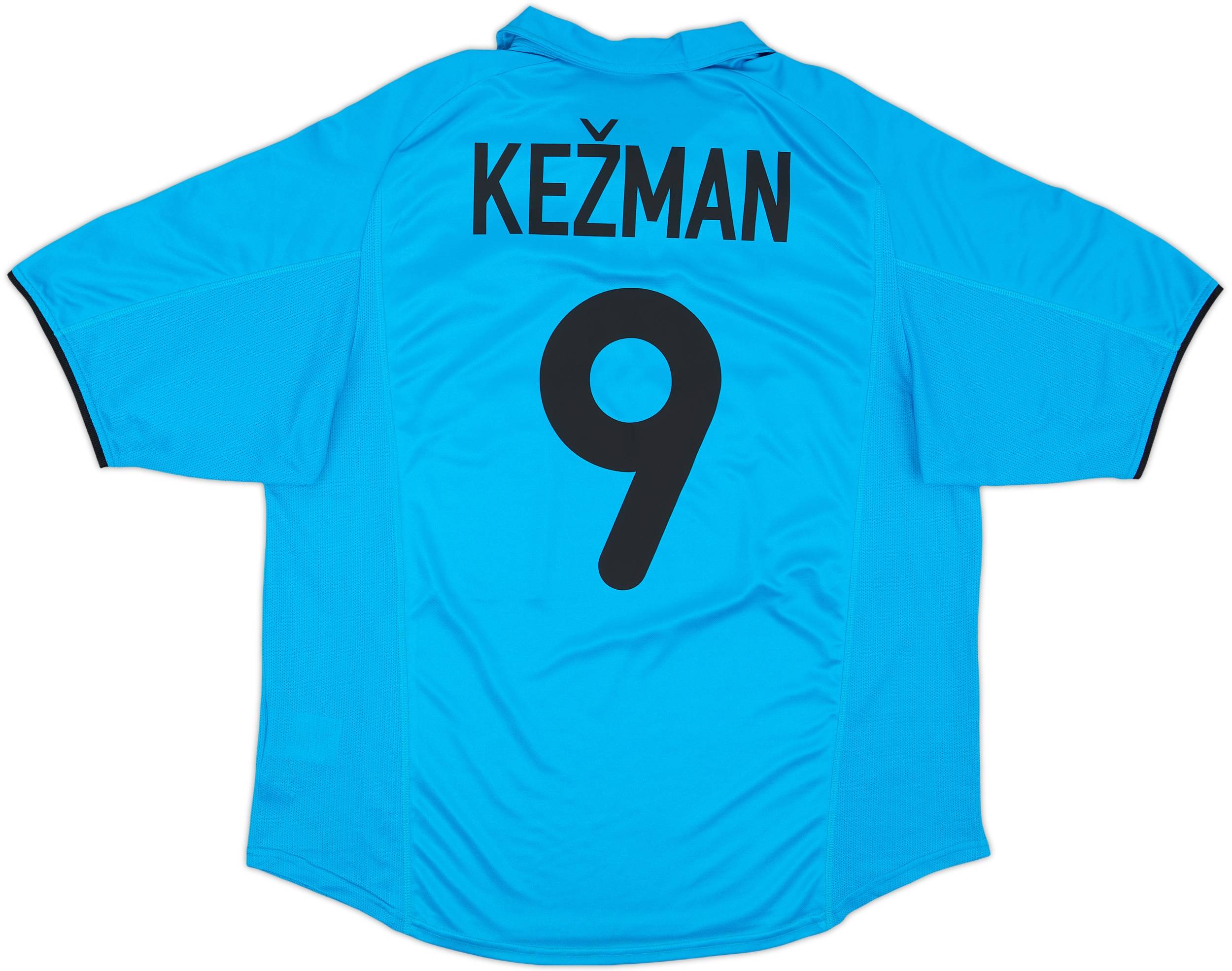 PSV Kezman 9 ユニフォーム 2001-02 PSV Away Shirt Kezman #9 - 8/10 - (L)