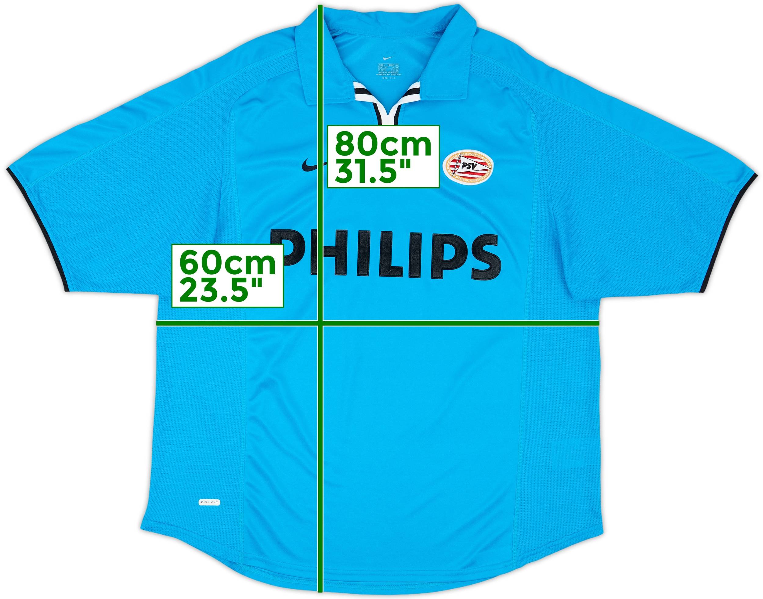 2001-02 PSV Away Shirt Kezman #9 - 8/10 - (L)