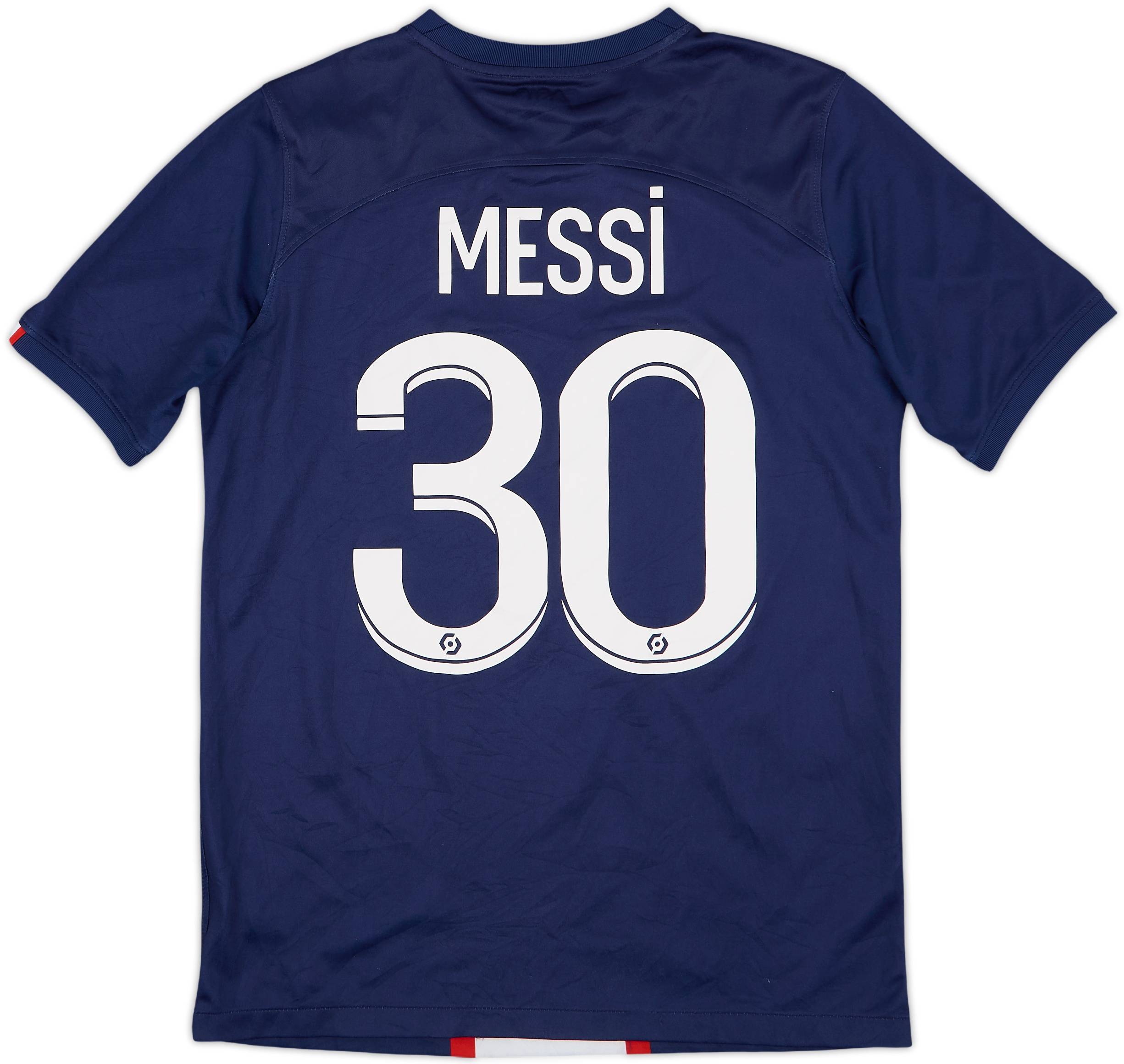 2022-23 Paris Saint-Germain Home Shirt Messi #30 - 5/10 - (XL.Boys)