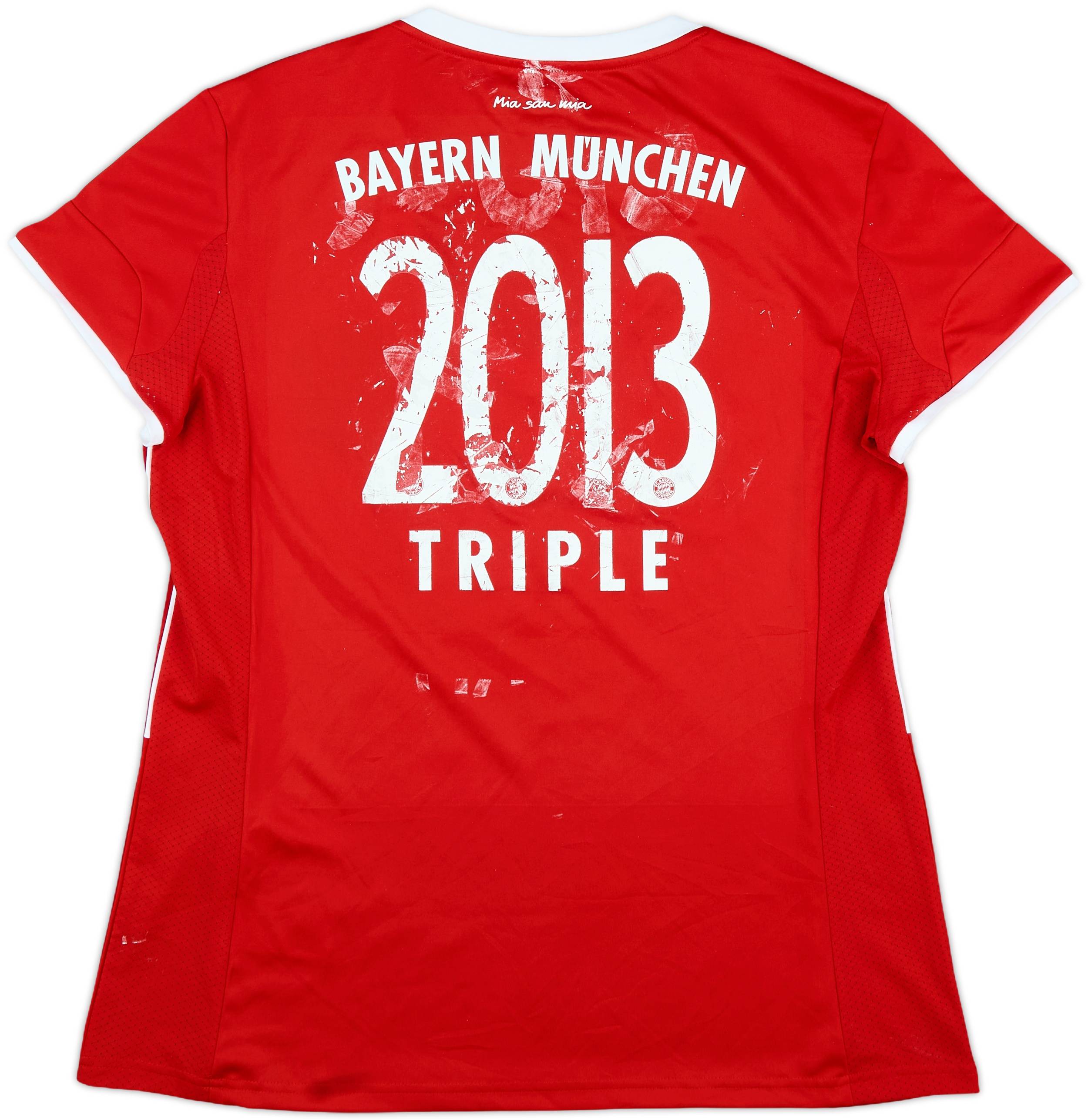 FC Bayern München 2013 シャツ/Lサイズ Bayern Munchen 2013 FAN Jersey Champions League Red Shirt