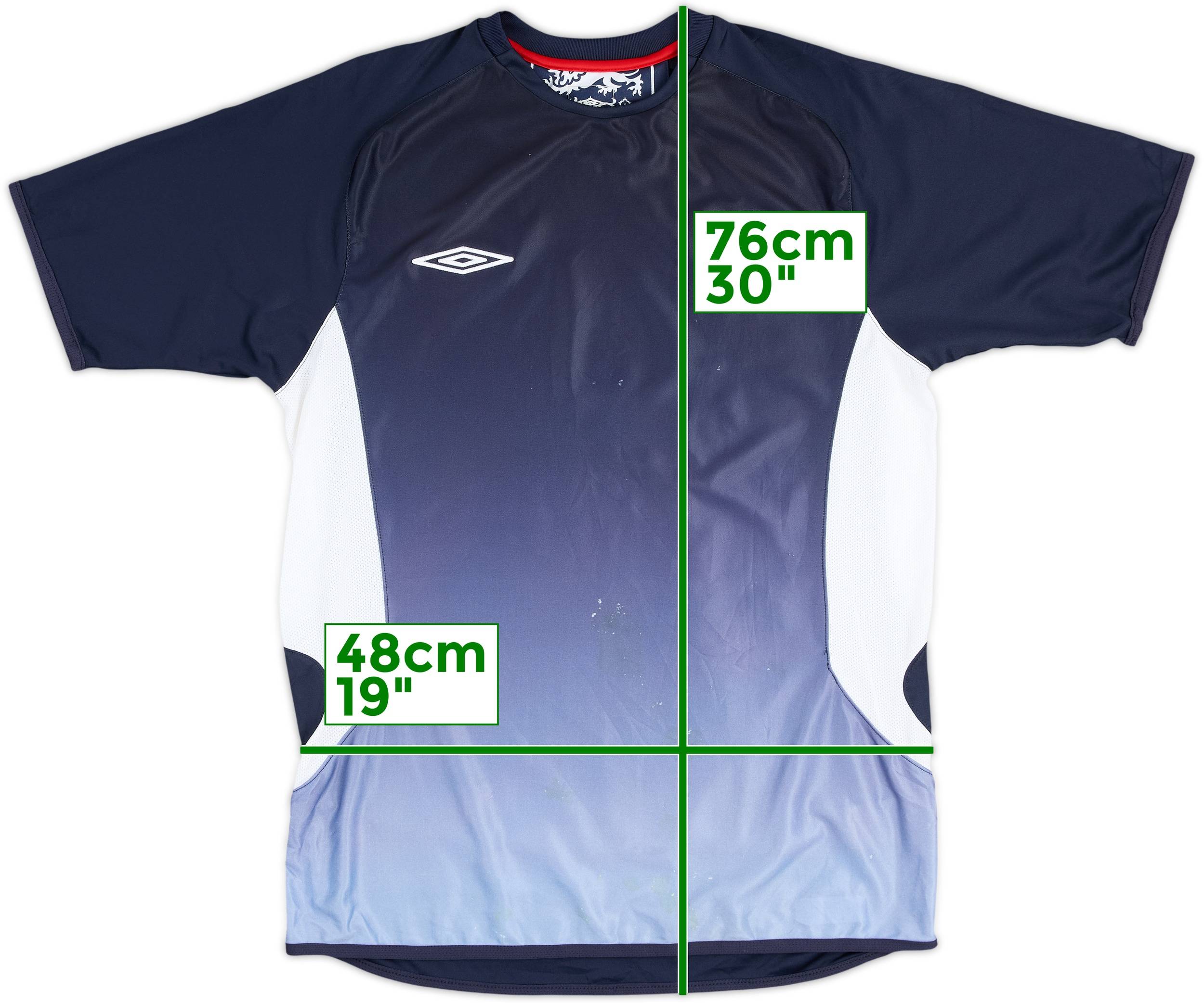 2005-07 England Umbro Training Shirt - 5/10 - (M)