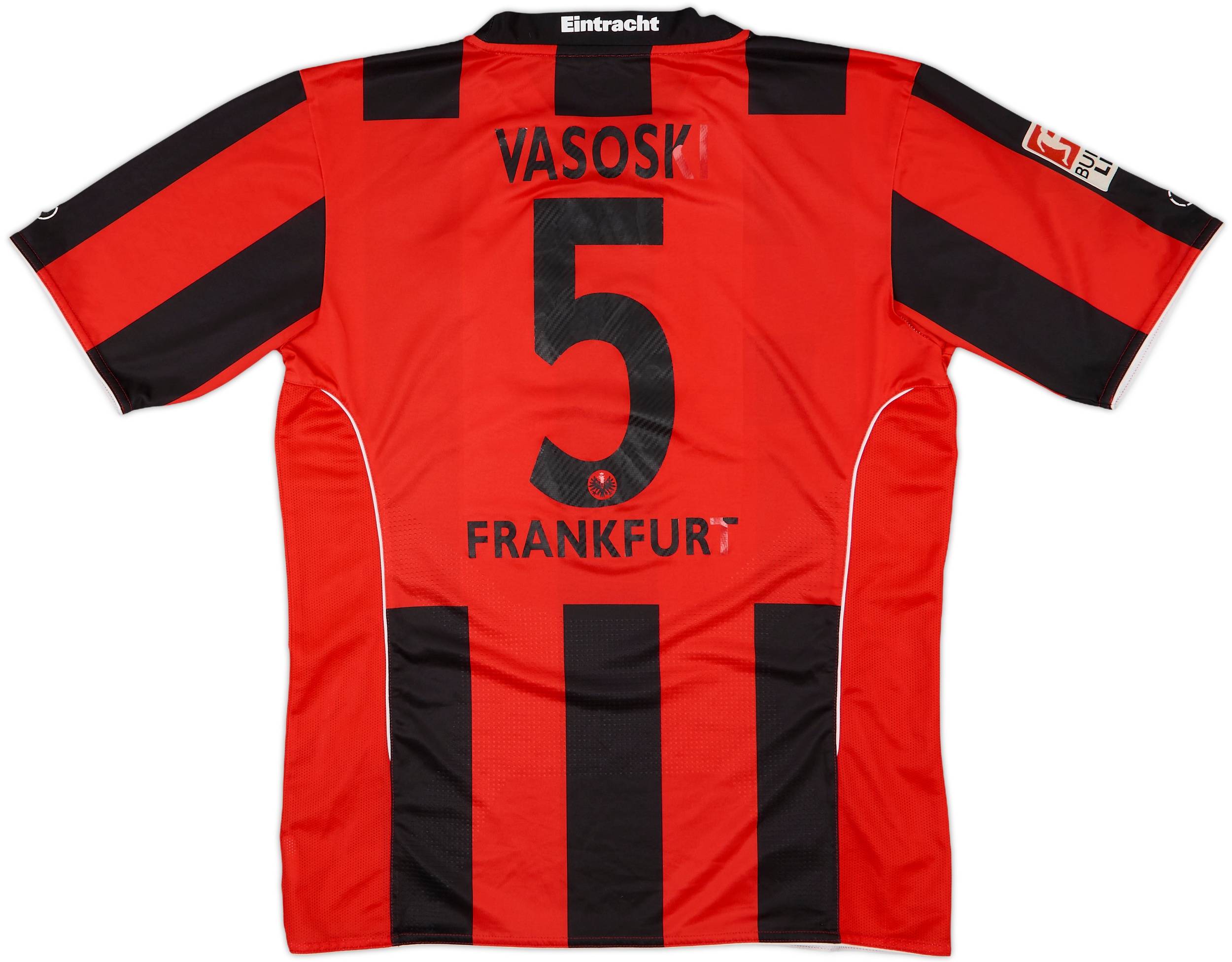 2010-12 Eintracht Frankfurt Home Shirt Vasoski #5 - 3/10 - (M)