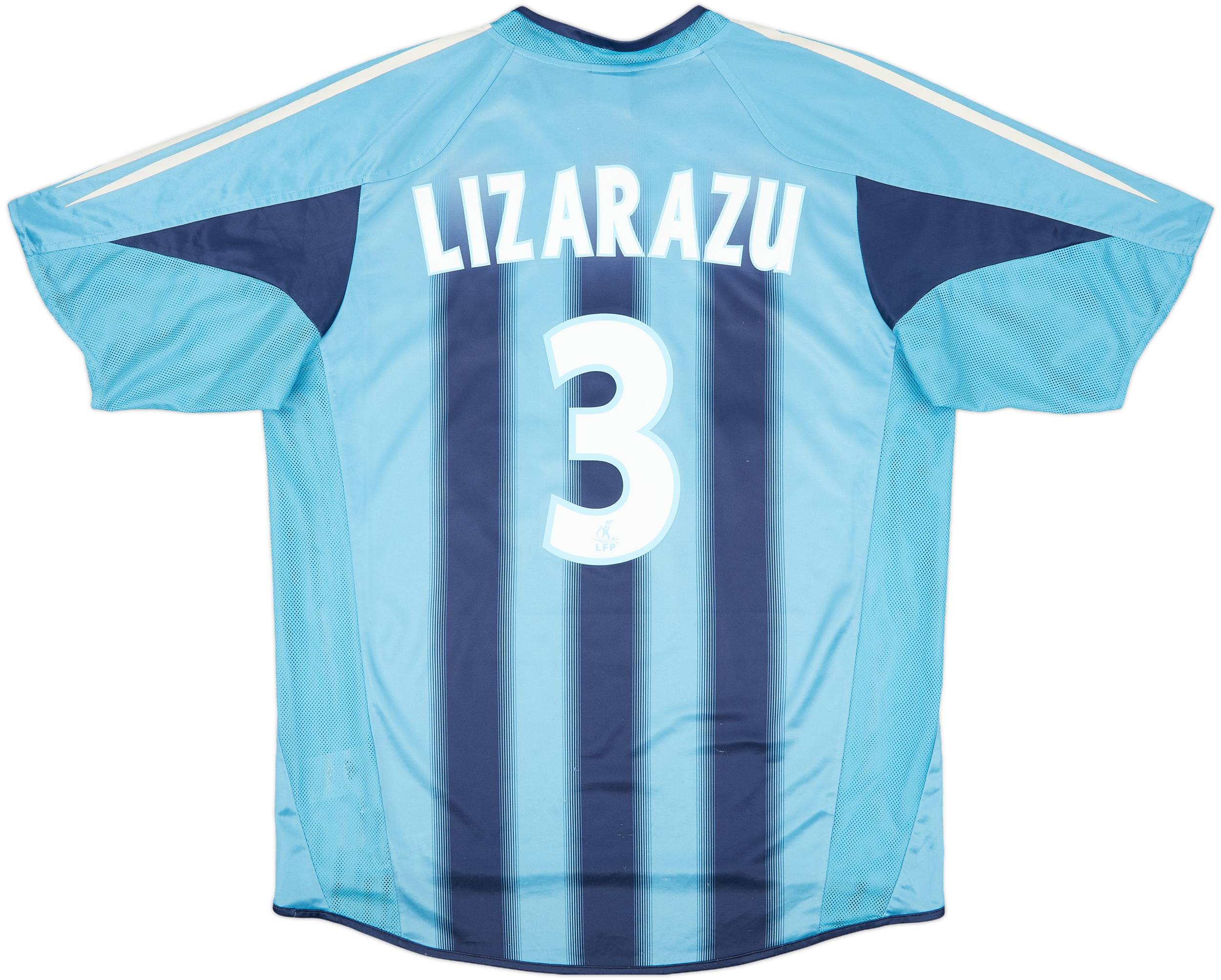 2004-05 Olympique Marseille Away Shirt Lizarazu #3 - 7/10 - (L)