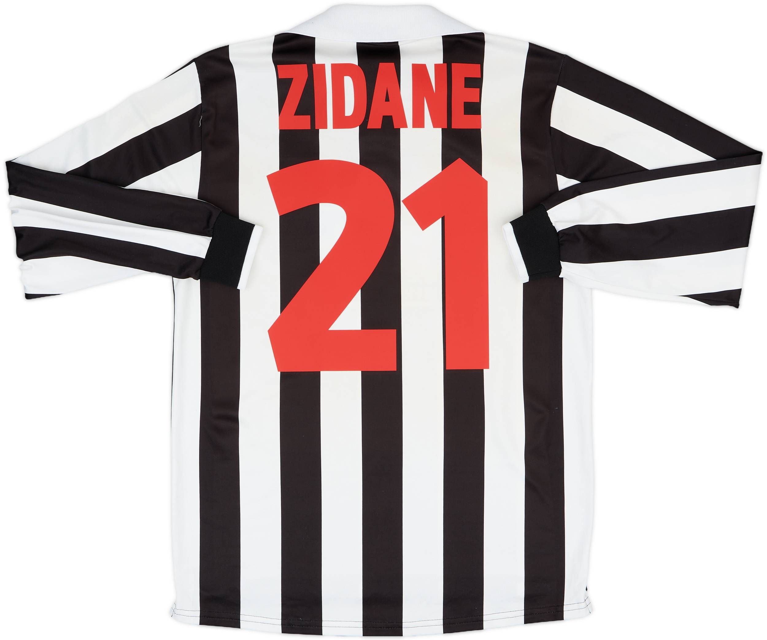 1998-99 Juventus Home L/S Shirt Zidane #21 - 7/10 - (S)