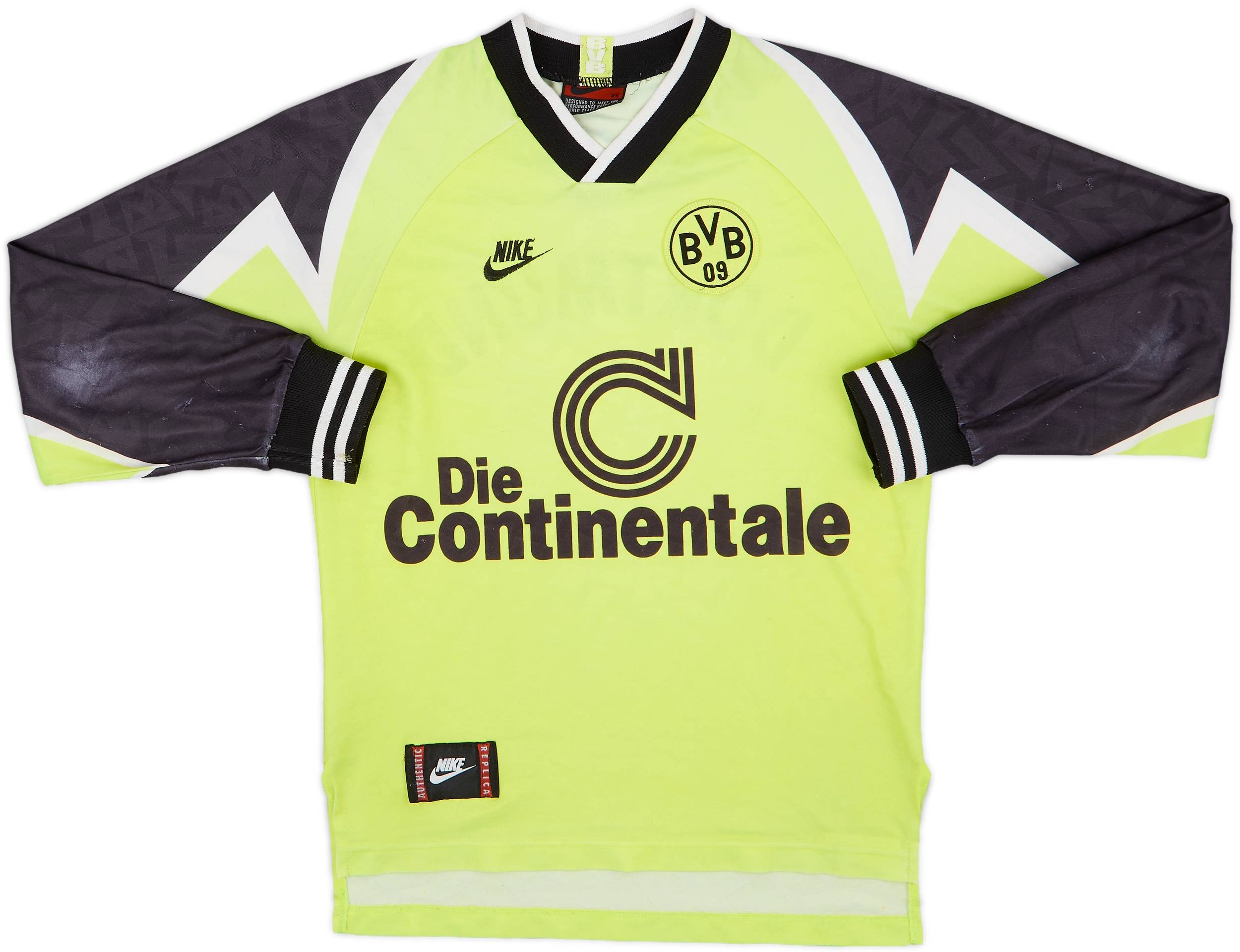 1995-96 Borussia Dortmund Home Shirt - 7/10 - (XS)