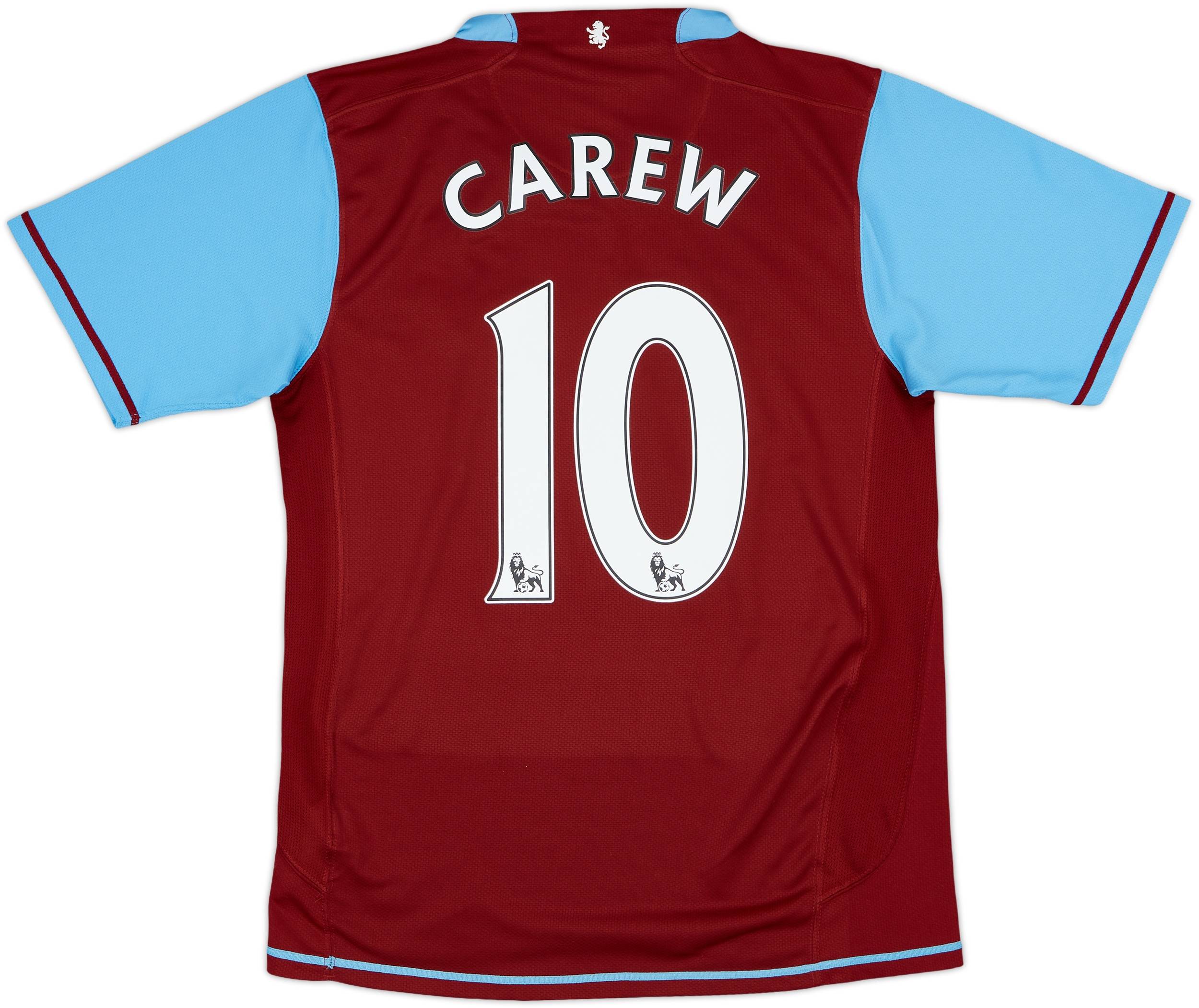 2007-08 Aston Villa Home Shirt Carew #10 - 7/10 - (S)