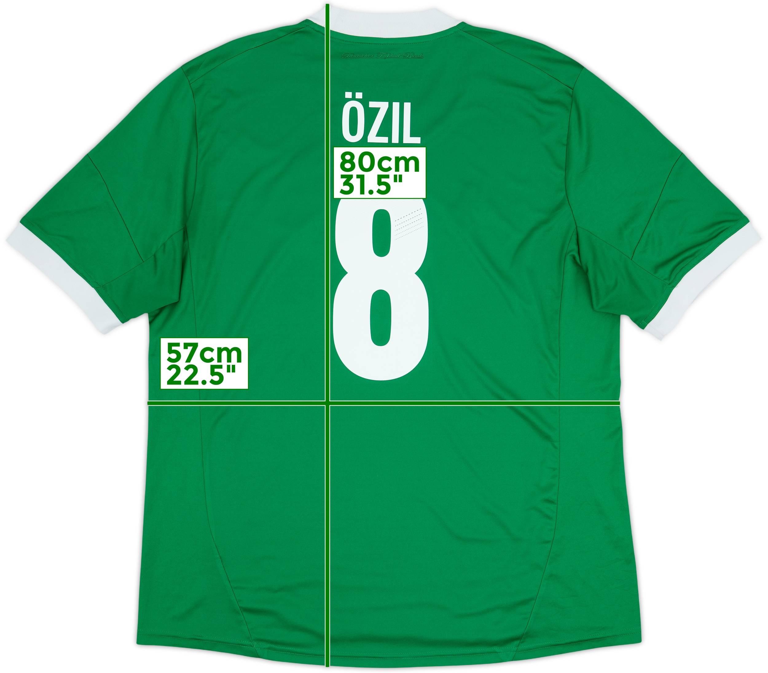 2012-13 Germany Away Shirt Ozil #8 - 6/10 - (XL)
