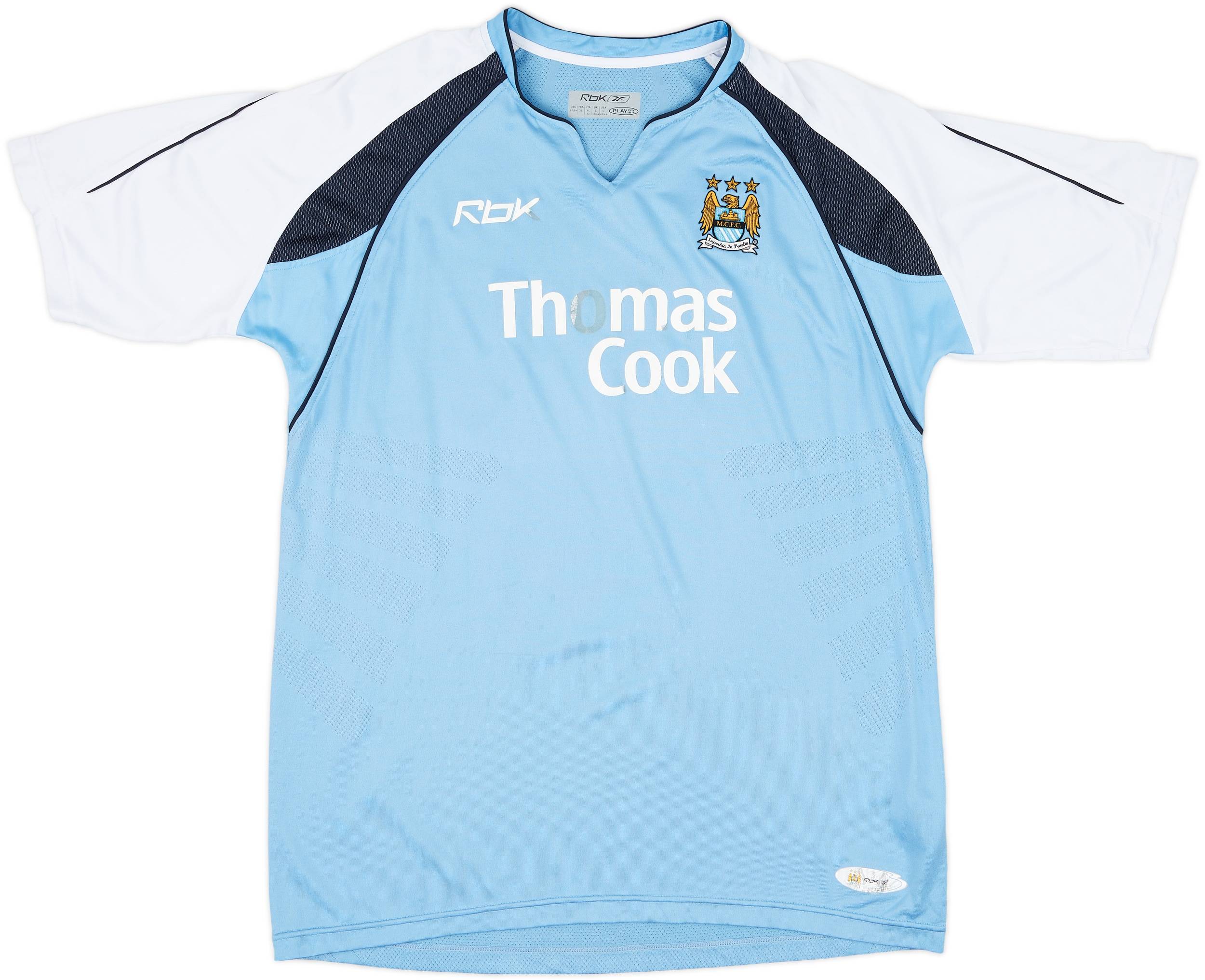 2006-07 Manchester City Home Shirt - 4/10 - (L)