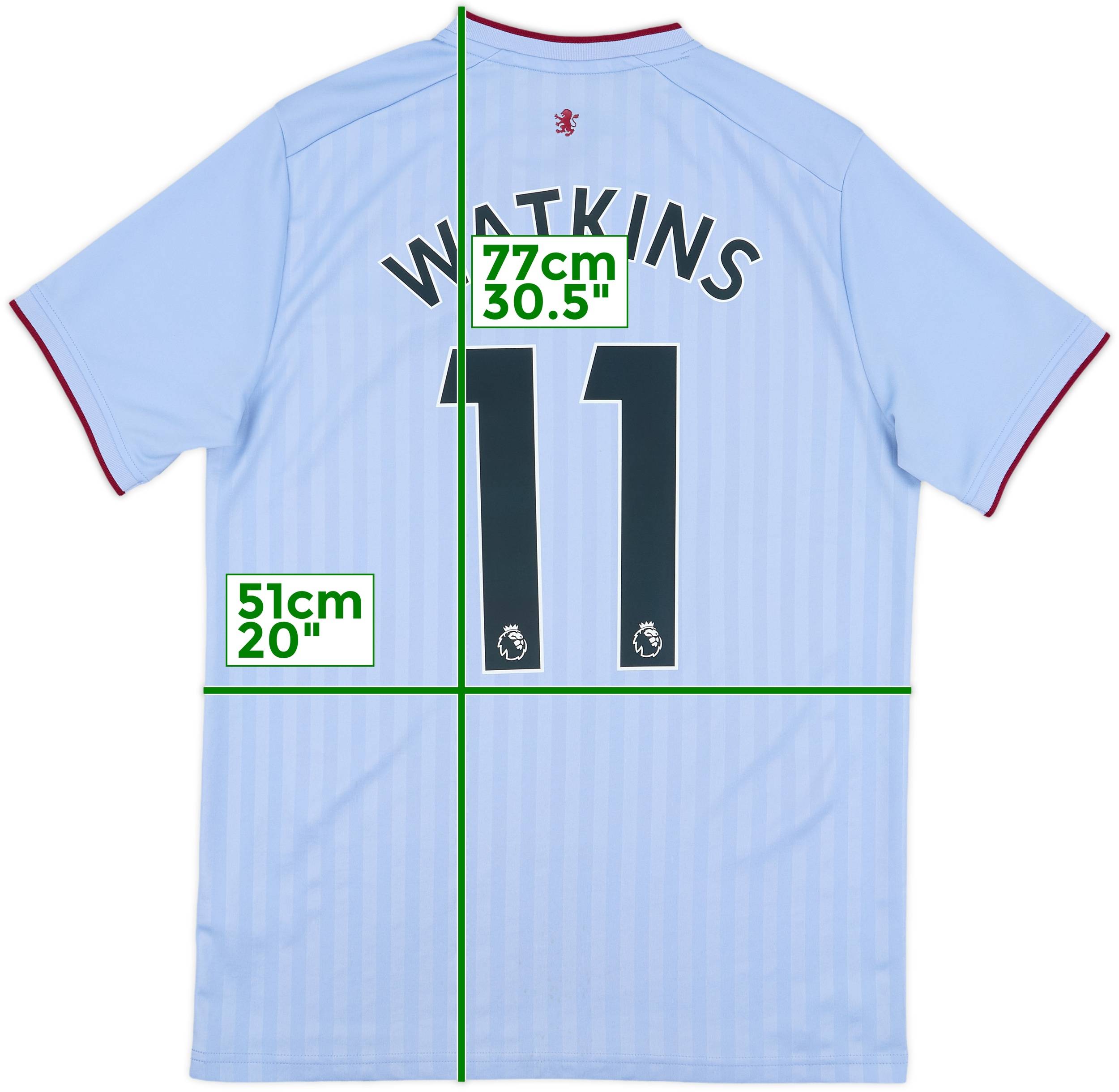 2022-23 Aston Villa Away Shirt Watkins #11 - 8/10 - (M)