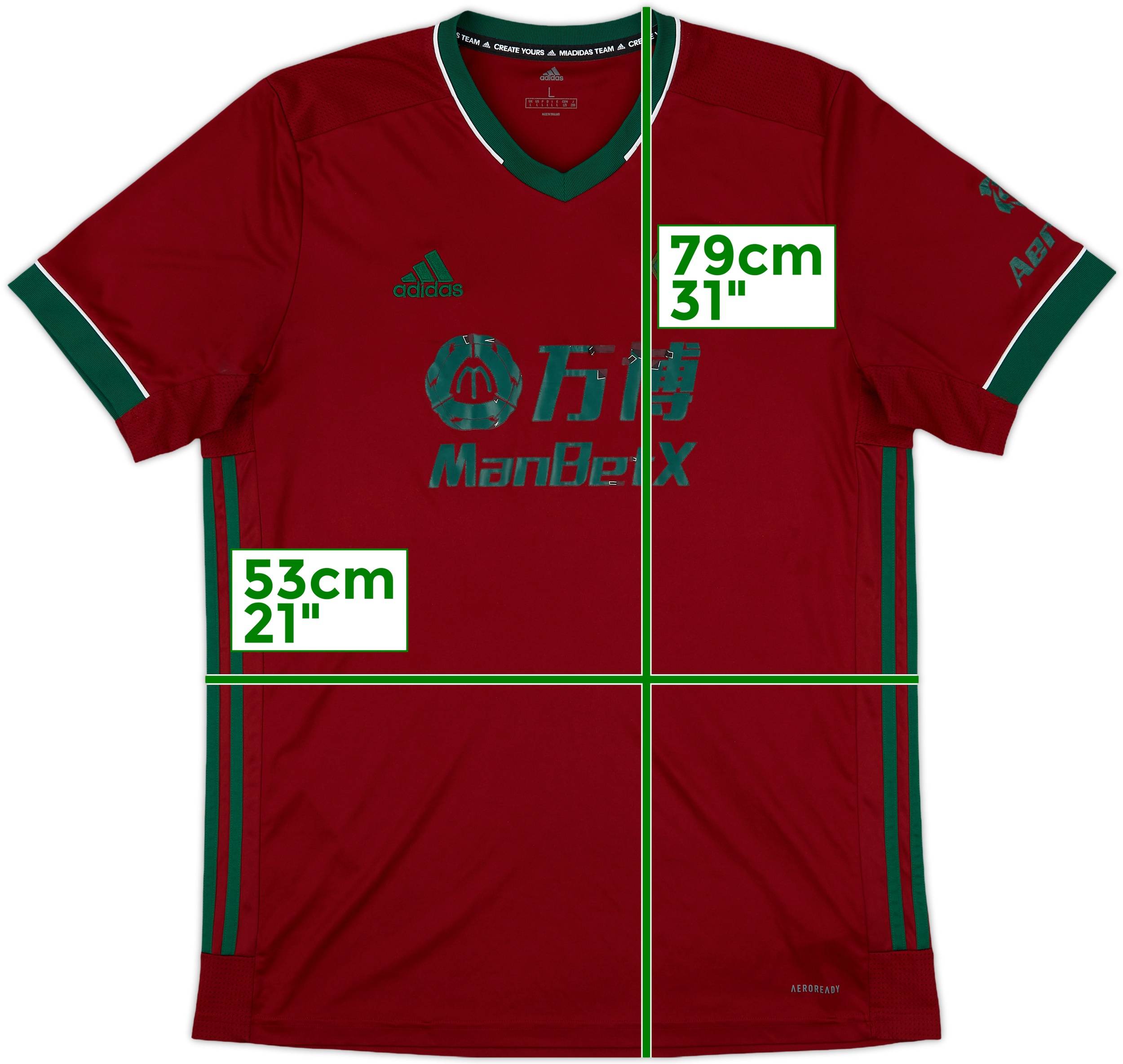 2020-21 Wolves Third Shirt - 5/10 - (L)