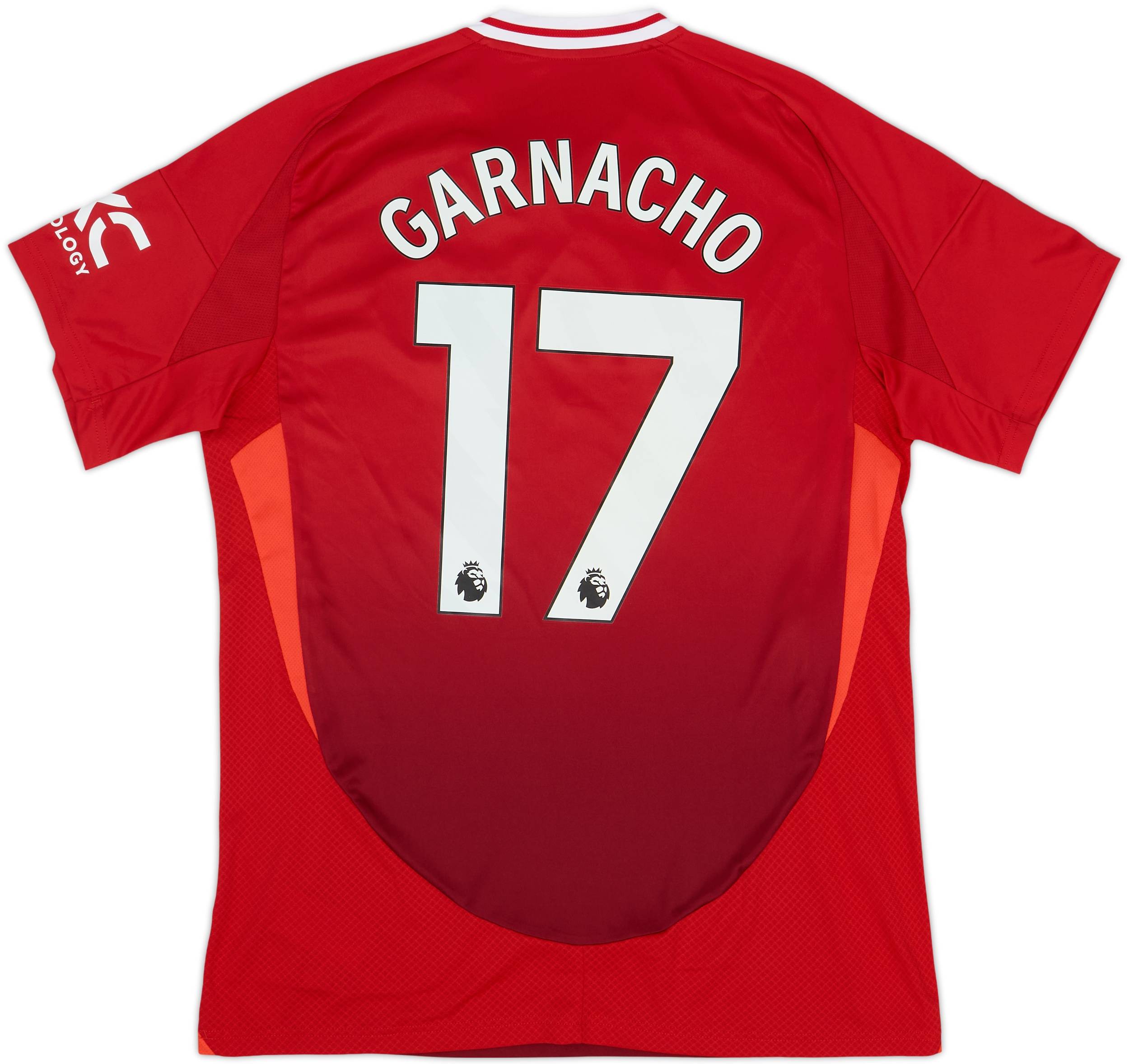 マンチェスター・ユナイテッド GARNACHO 17 シャツ 最終価格です！ 2024-25 Manchester United Home Shirt Garnacho #17 - 9/10 - (L)