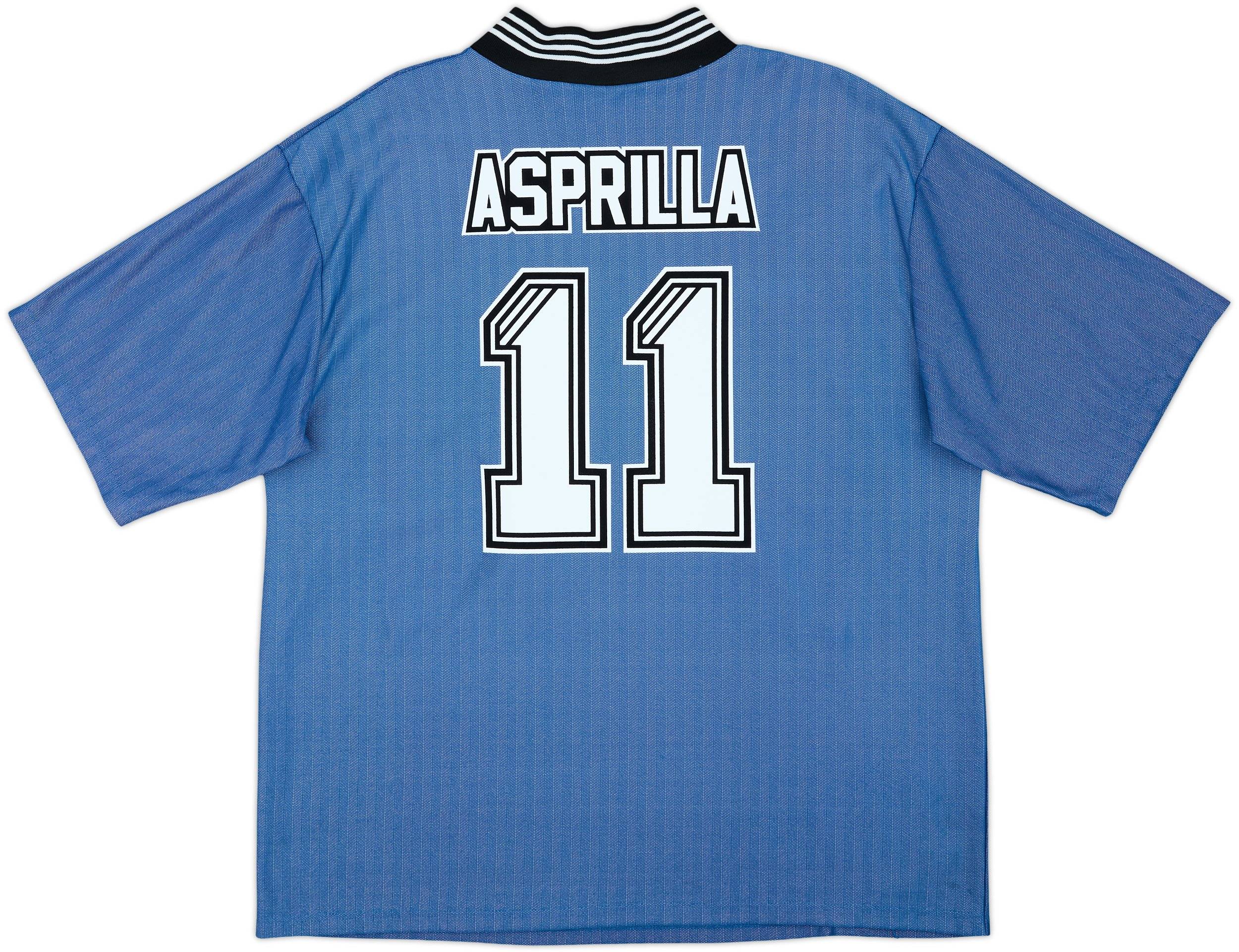 1996-97 Newcastle Away Shirt Asprilla #11 - 8/10 - (XXL)