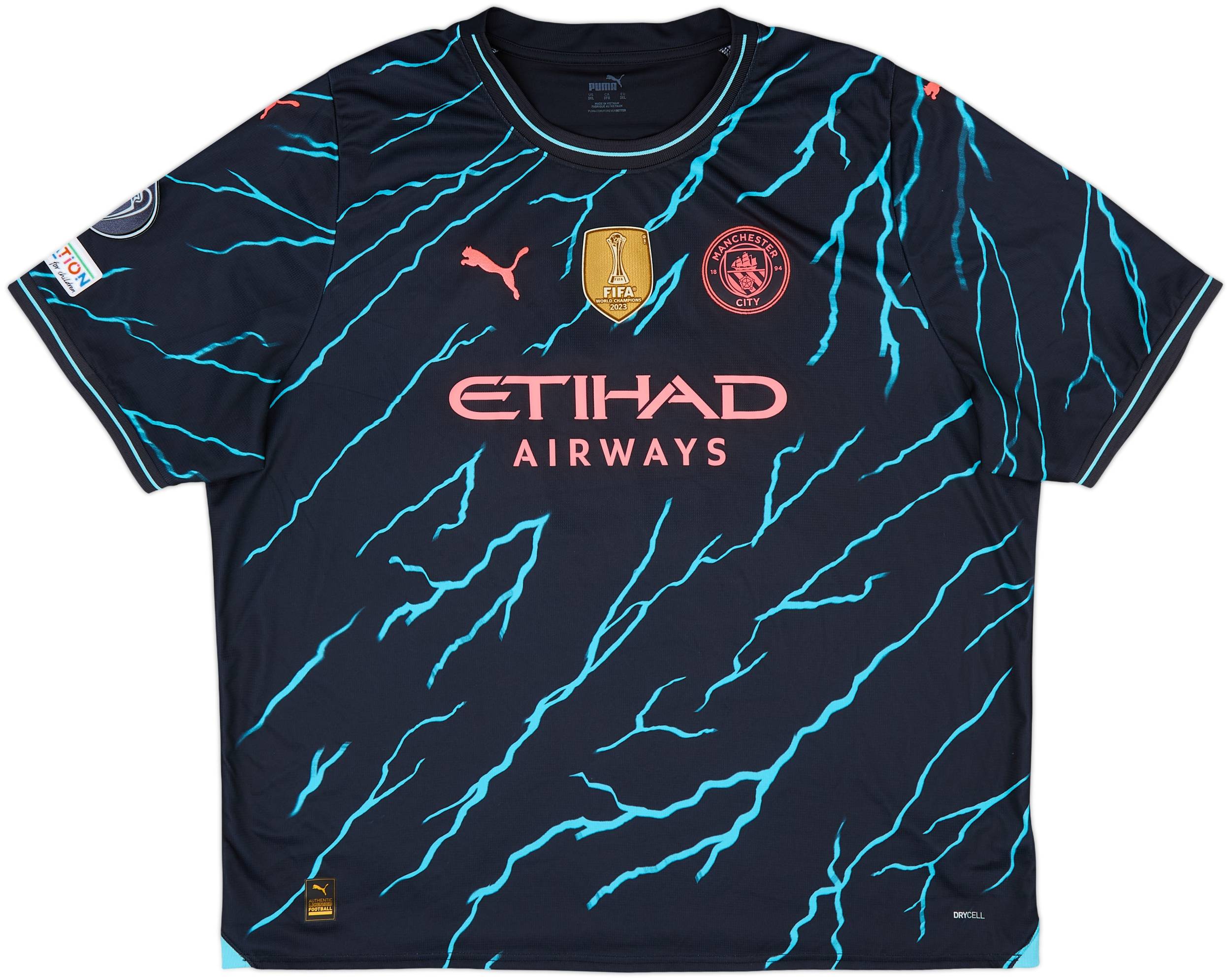 2023-24 Manchester City Third Shirt De Bruyne #17 - 7/10 - (3XL)
