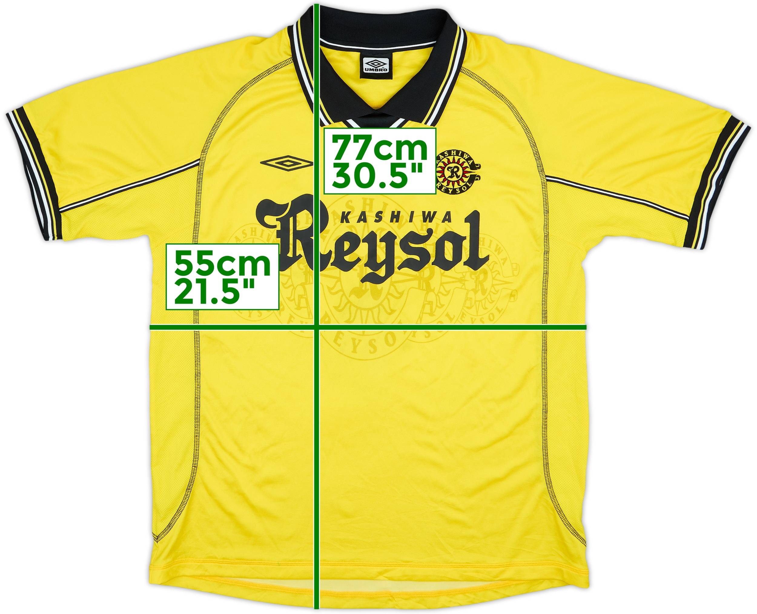 KASHIWA REYSOL イエローシャツ L 番号27 2002 Kashiwa Reysol Home Shirt - 8/10 - (XL)