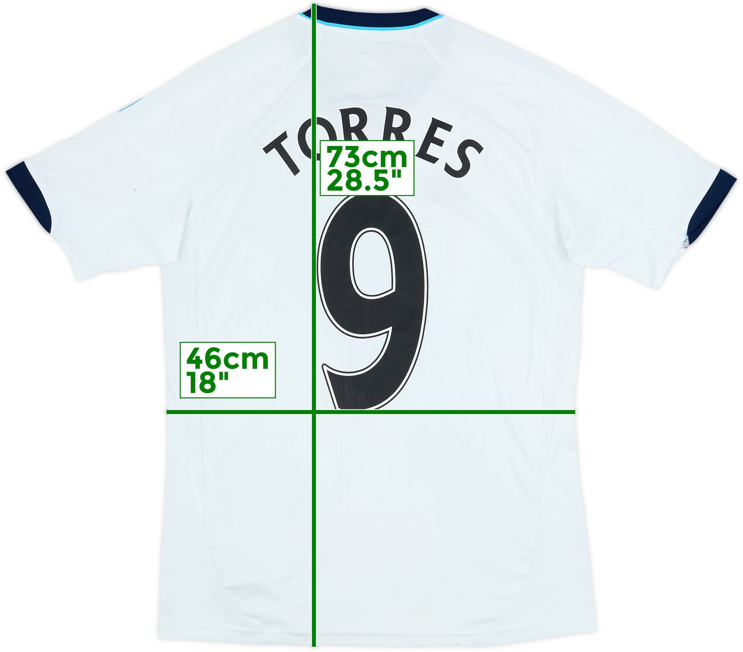 2012-13 Chelsea Away Shirt Torres #9 - 6/10 - (XL.Boys)